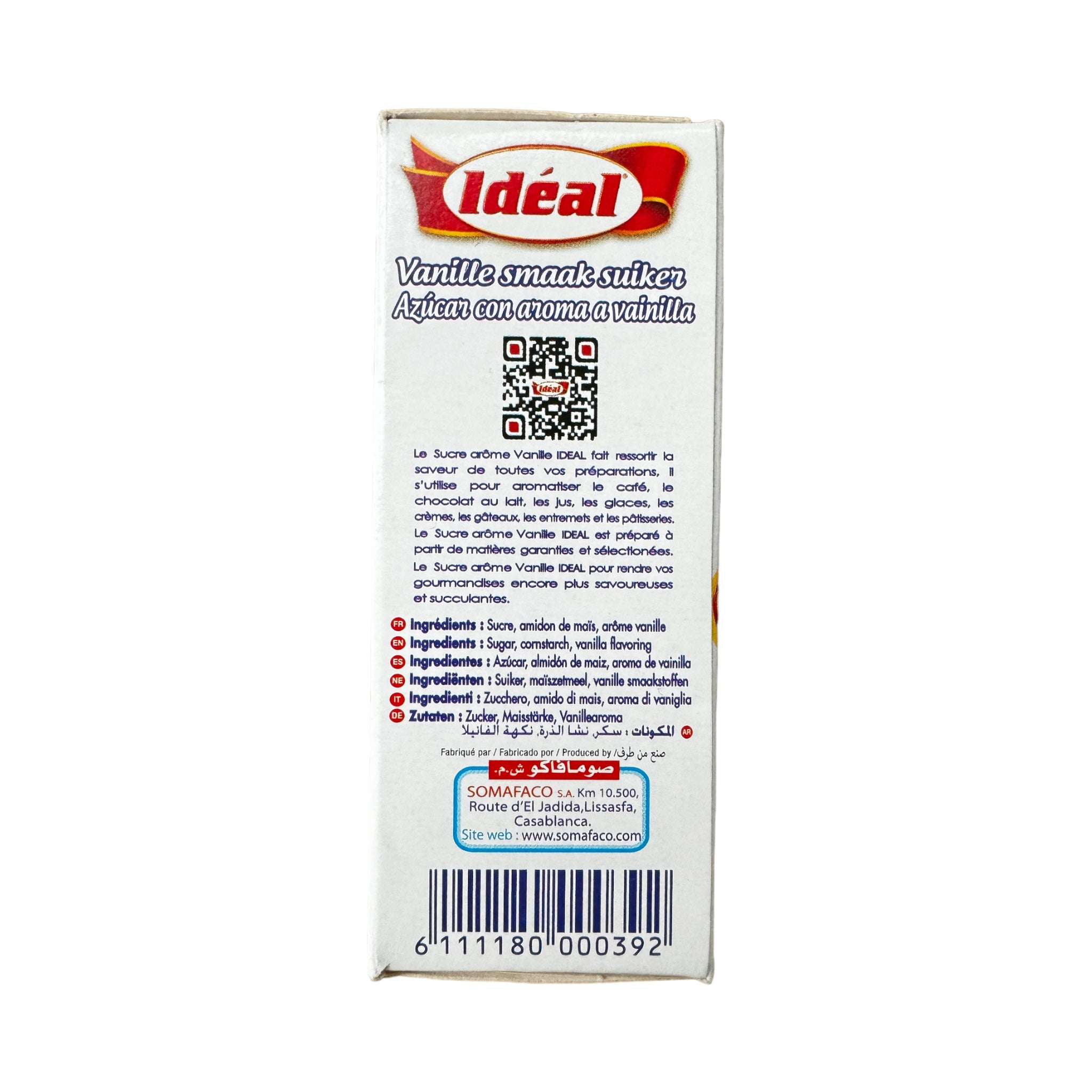 Idéal Vanilla Flavored Sugar