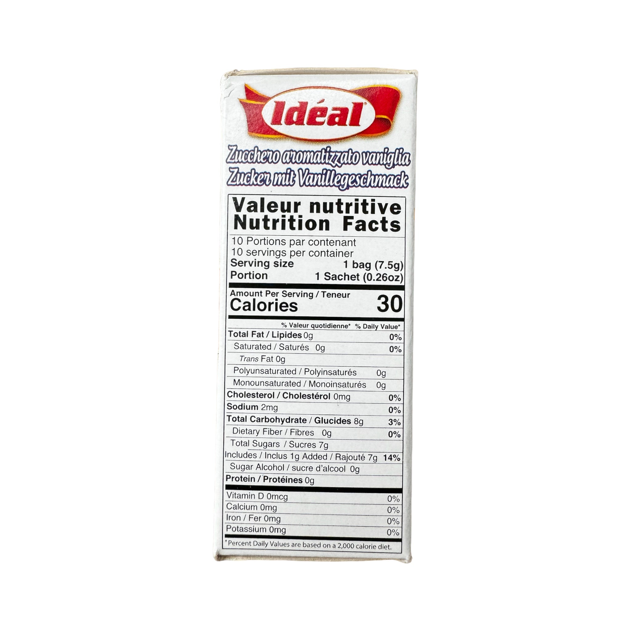 Idéal Vanilla Flavored Sugar