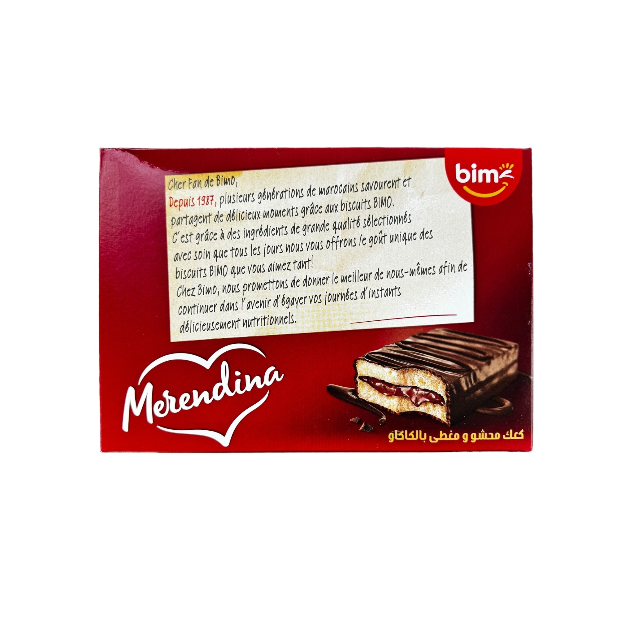 Merendina Chocolate Cake Bar By Bimo