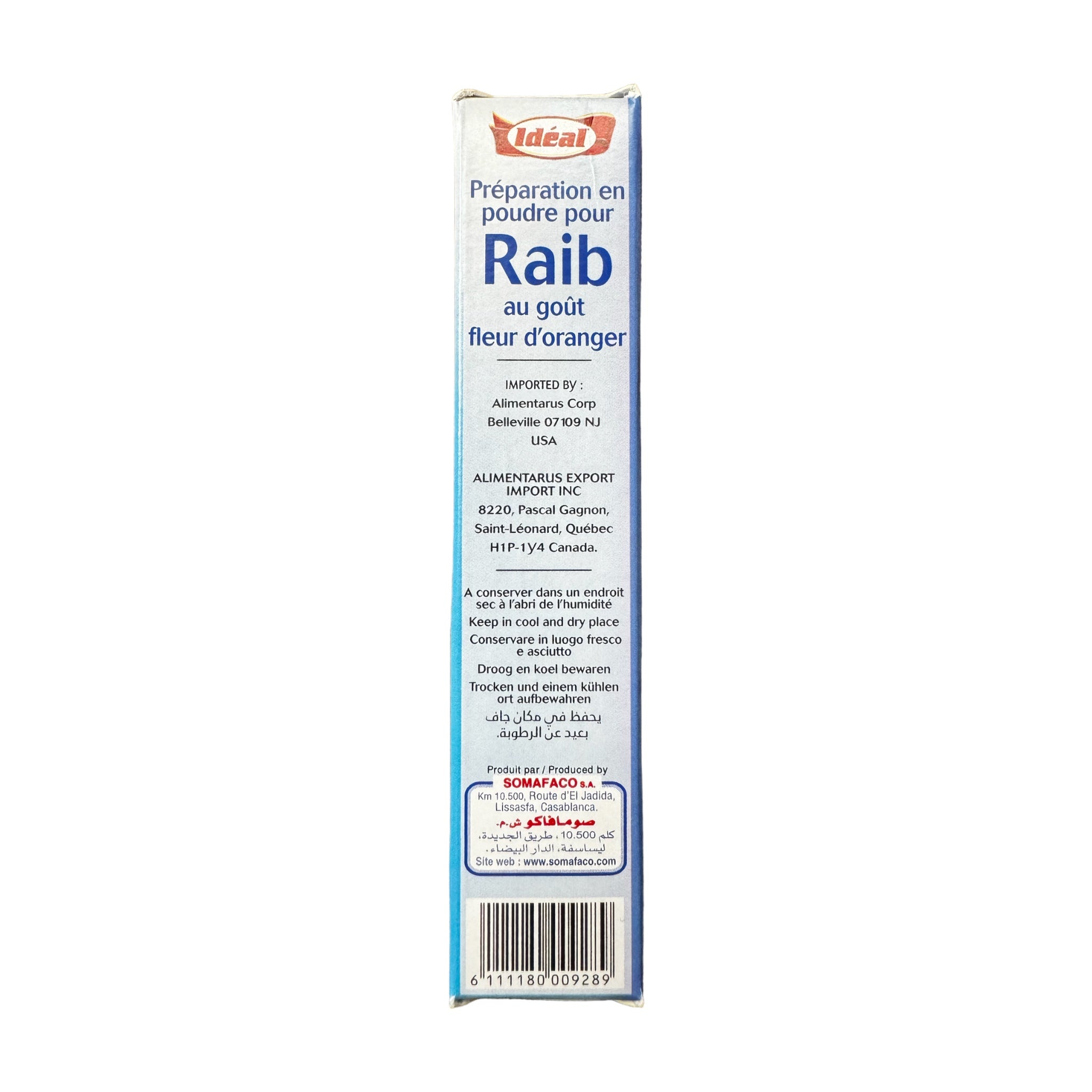 Idéal Orange Blossom Flavored Raïb Mix