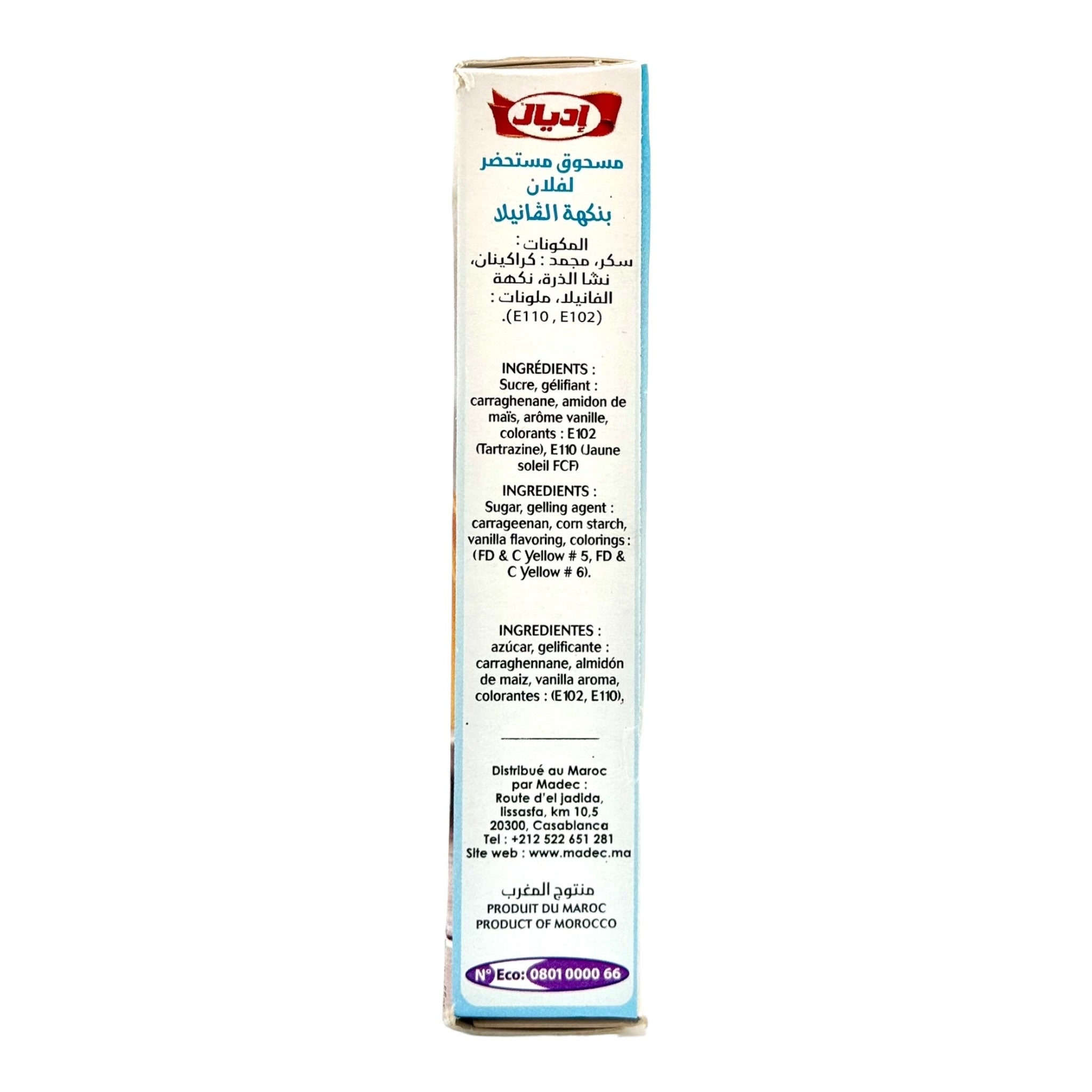 Idéal Vanilla Flan Mix