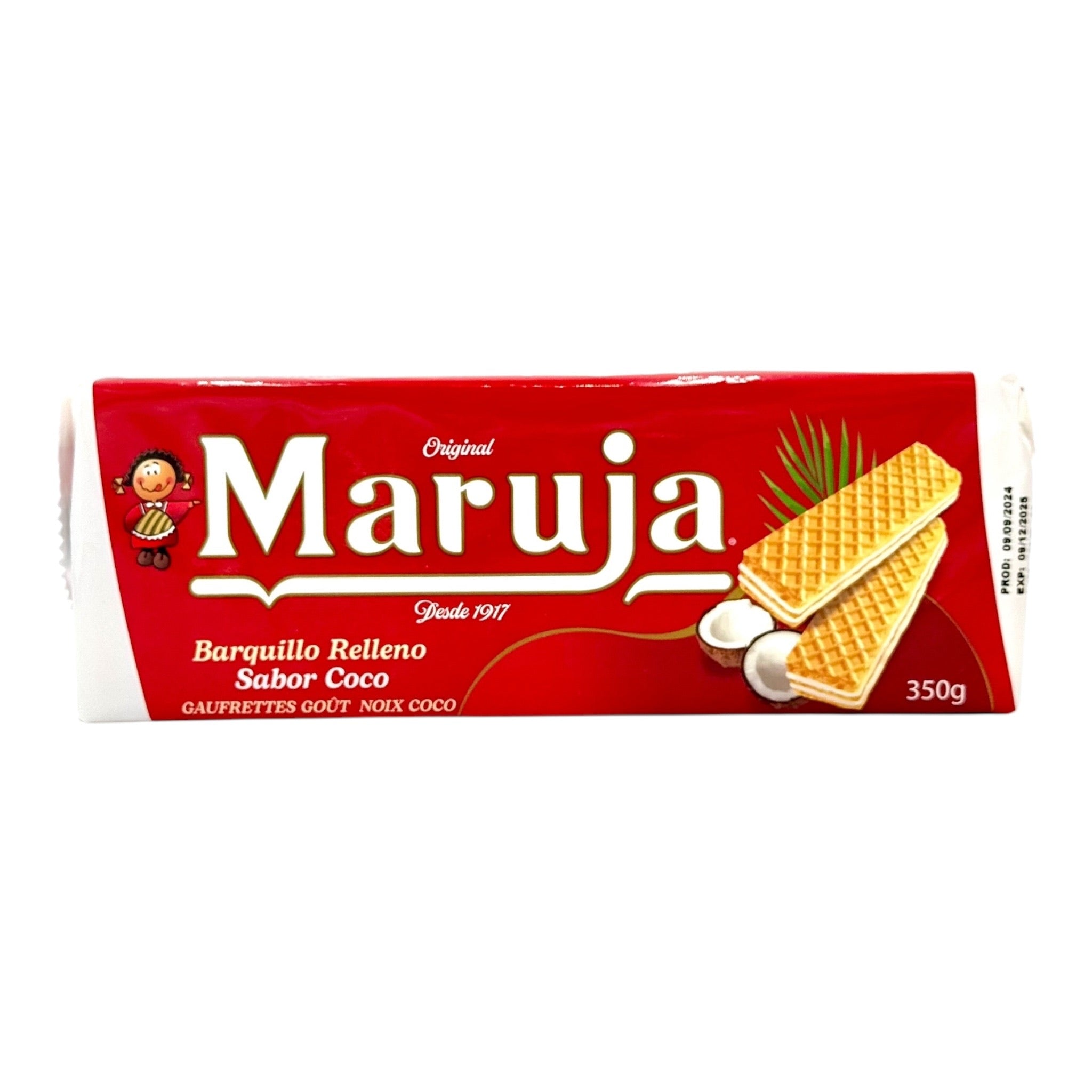 Maruja Coconut Flavored Wafer Cookies