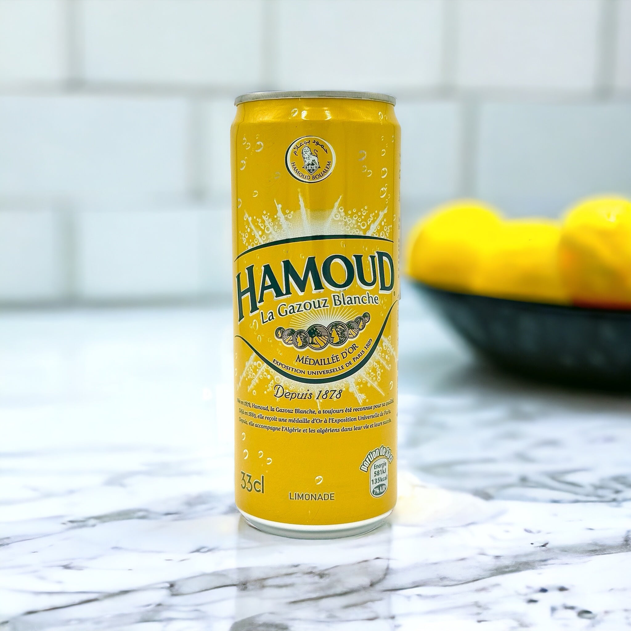 Hamoud Limonade Soft Drink - An Algerian Soda