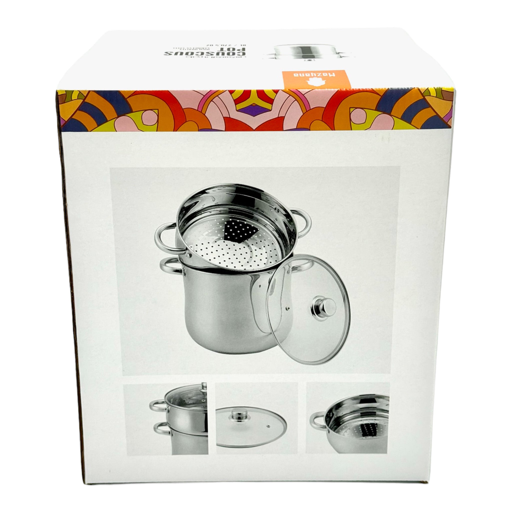 Stainless Steel Couscousiere 8L, 12L, 14L | Couscous Pot by Stainless Steel Couscousiere 8L, 12L, 14L | Couscous Pot by