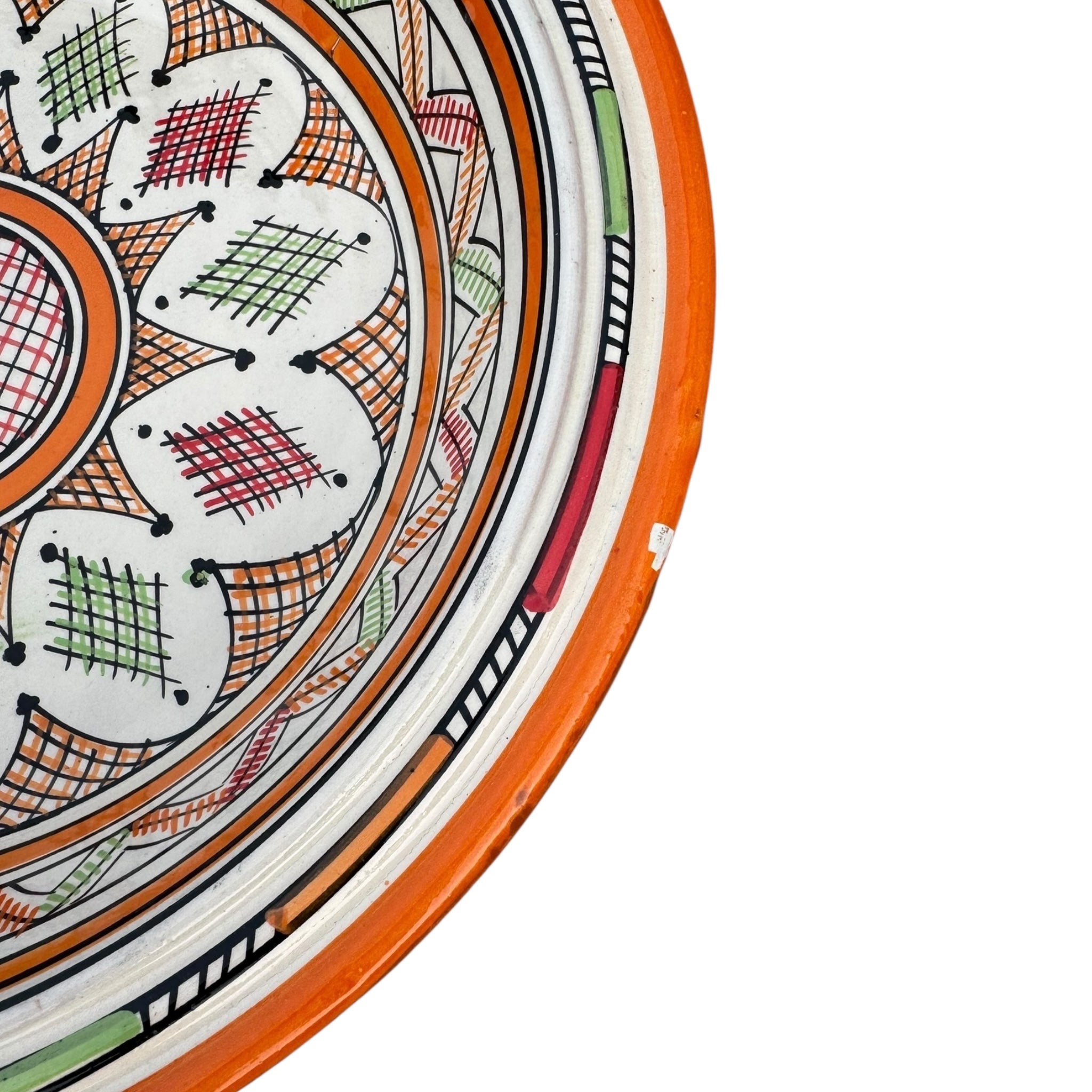 PERFECTLY IMPERFECT - Moroccan Gsaa (Gasria) - A Safi Couscous Plate - 40cm