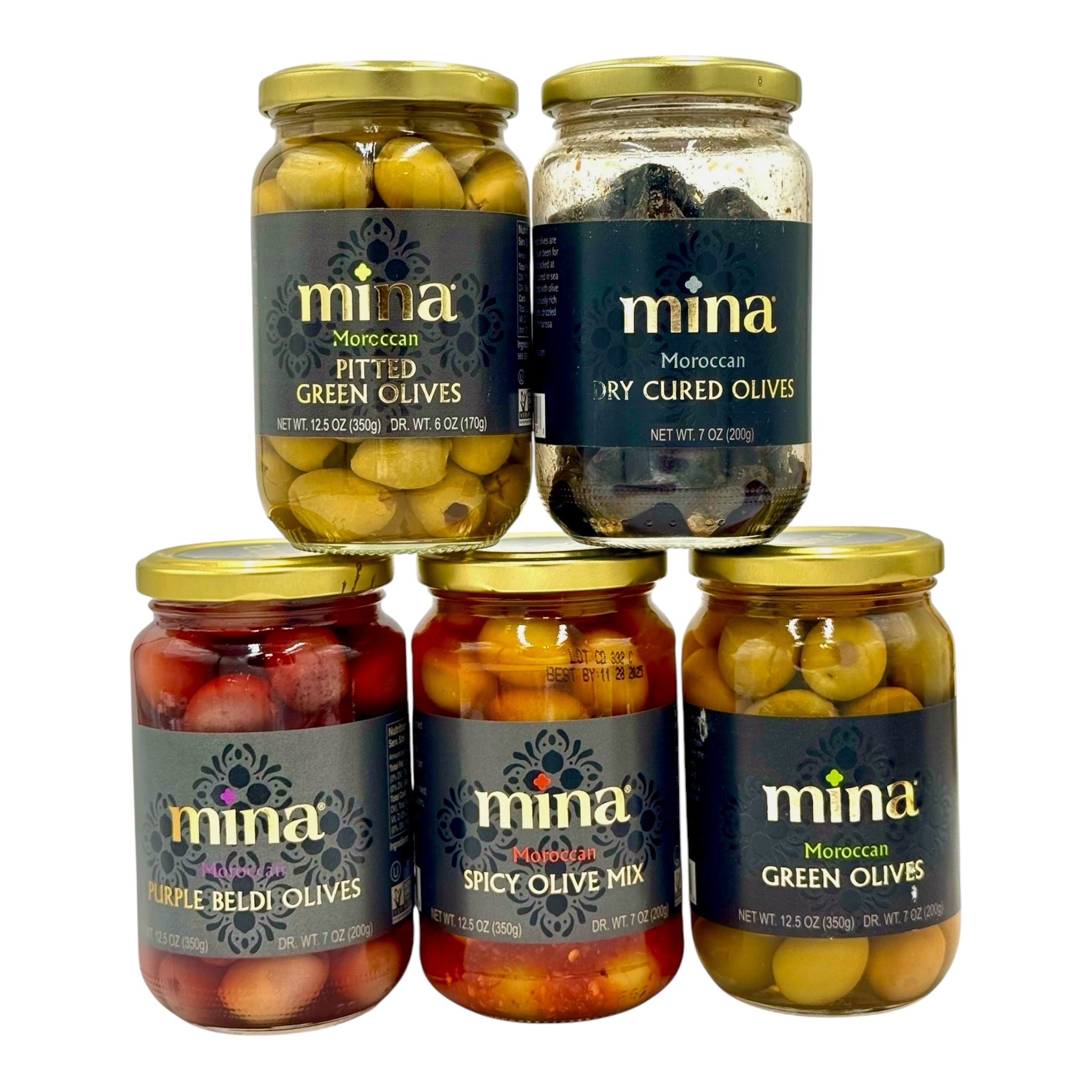 Moroccan Dry Cured Black Olives By Mina