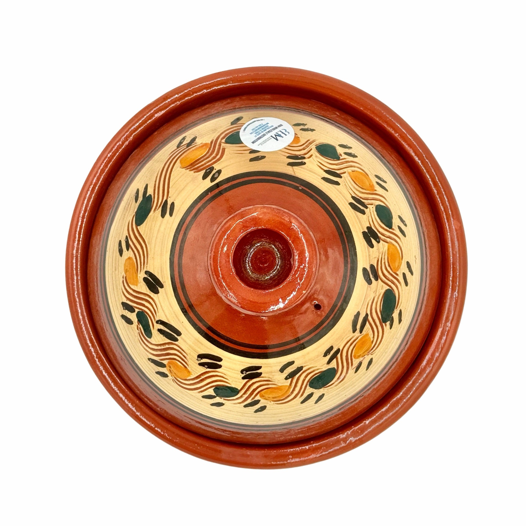 Moroccan Clay Painted Tagine - 30cm