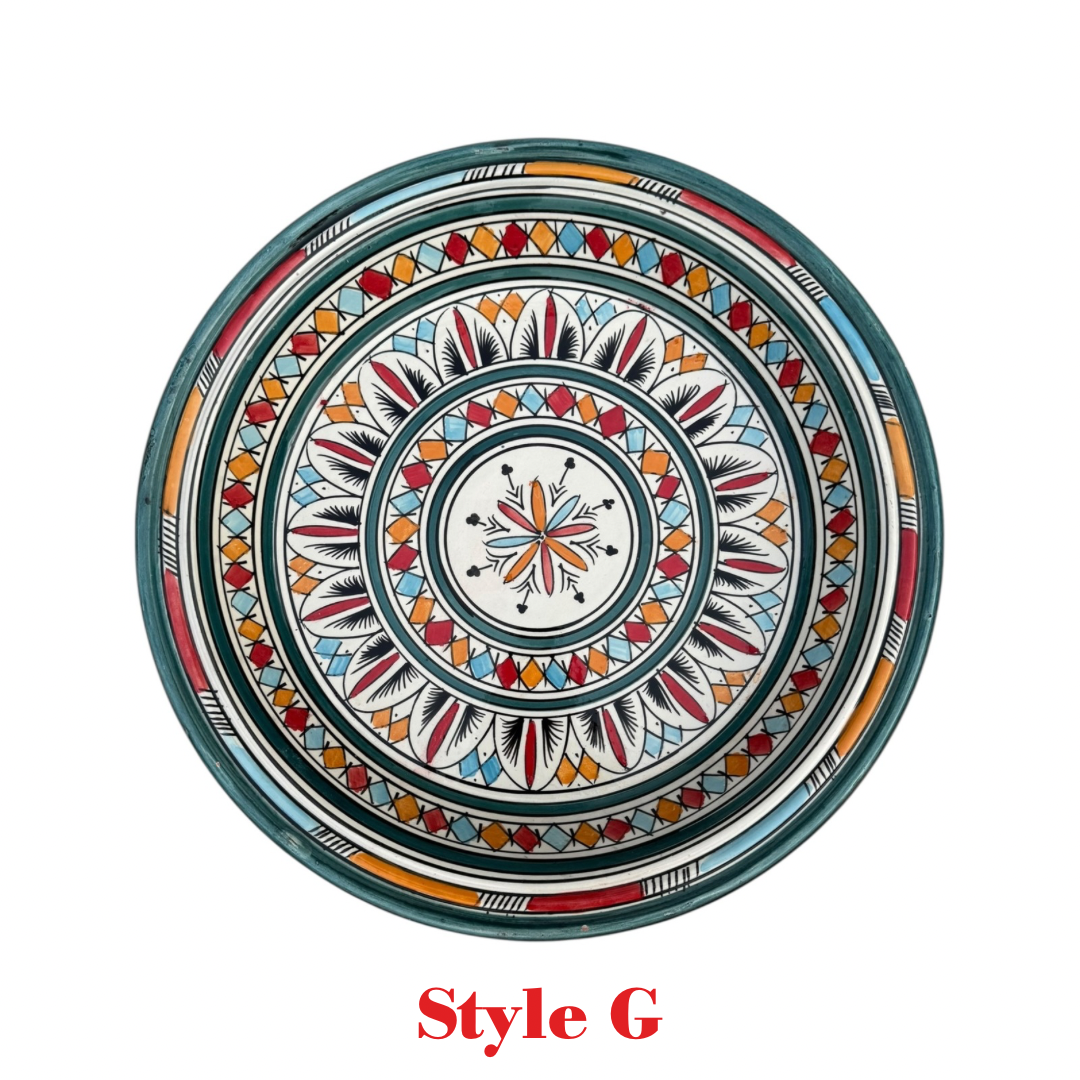 PERFECTLY IMPERFECT - Moroccan Gsaa (Gasria) - A Safi Couscous Plate - 45cm