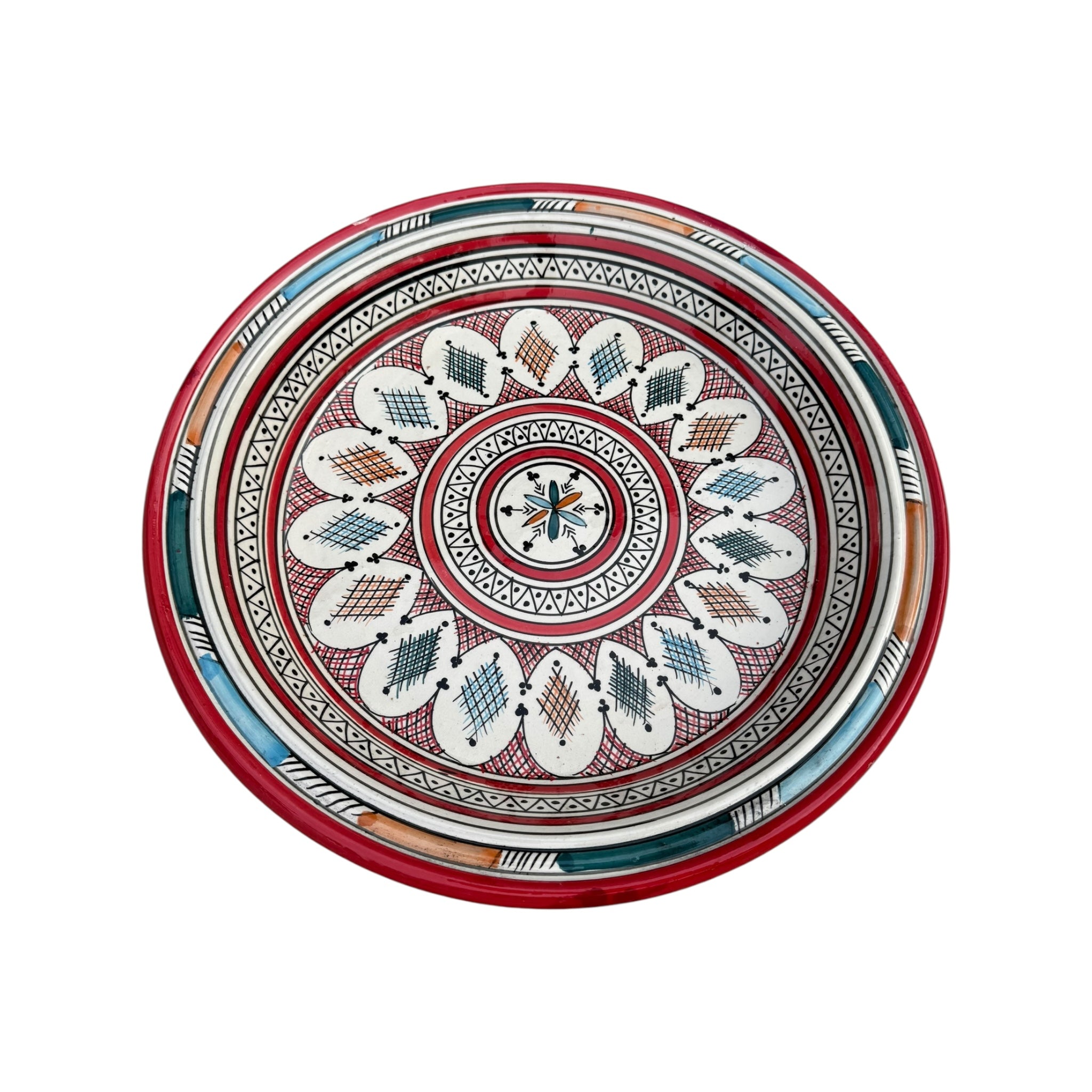 PERFECTLY IMPERFECT - Moroccan Gsaa (Gasria) - A Safi Couscous Plate - 45cm