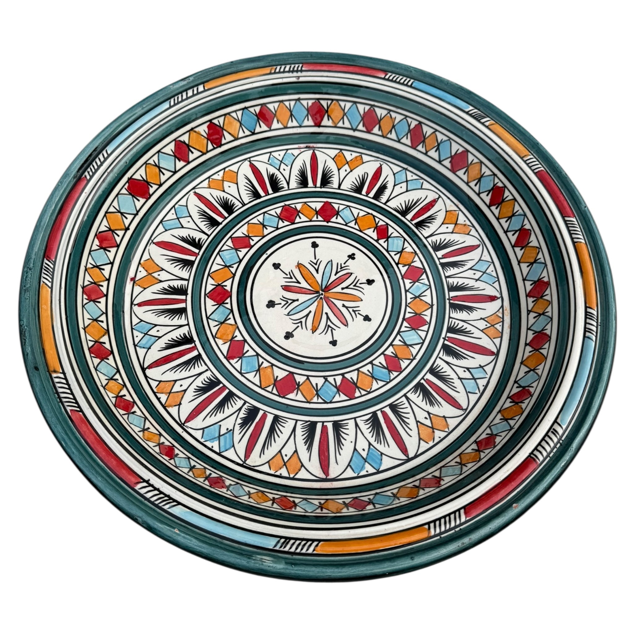 PERFECTLY IMPERFECT - Moroccan Gsaa (Gasria) - A Safi Couscous Plate - 45cm