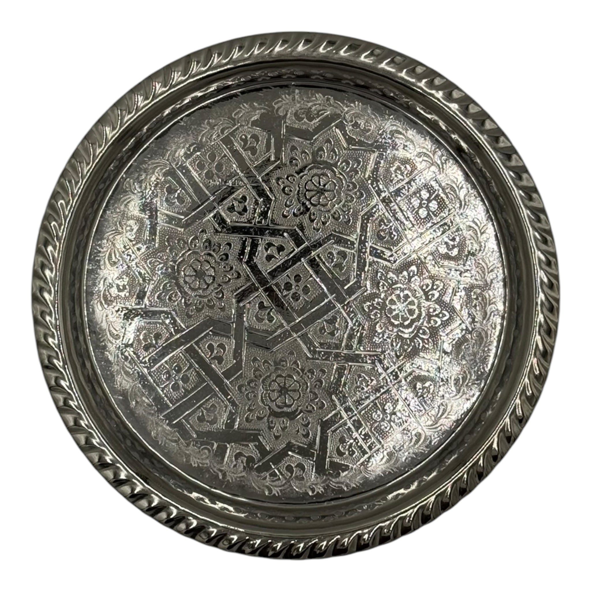 Traditional Moroccan Tea Tray - Sinia d’Atay