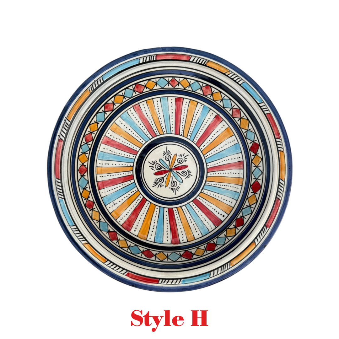 PERFECTLY IMPERFECT - Moroccan Gsaa (Gasria) - A Safi Couscous Plate - 40cm