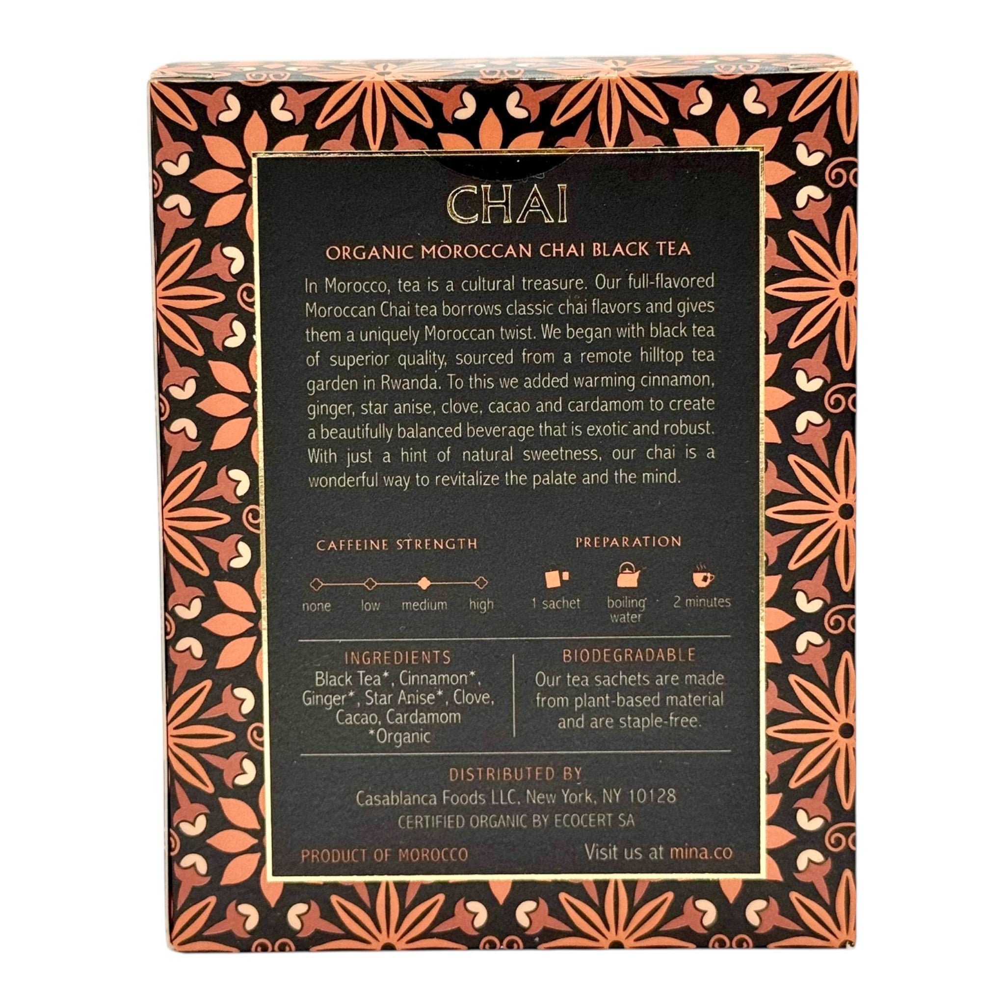 Chai Organic Moroccan Chai Black Tea by Mina