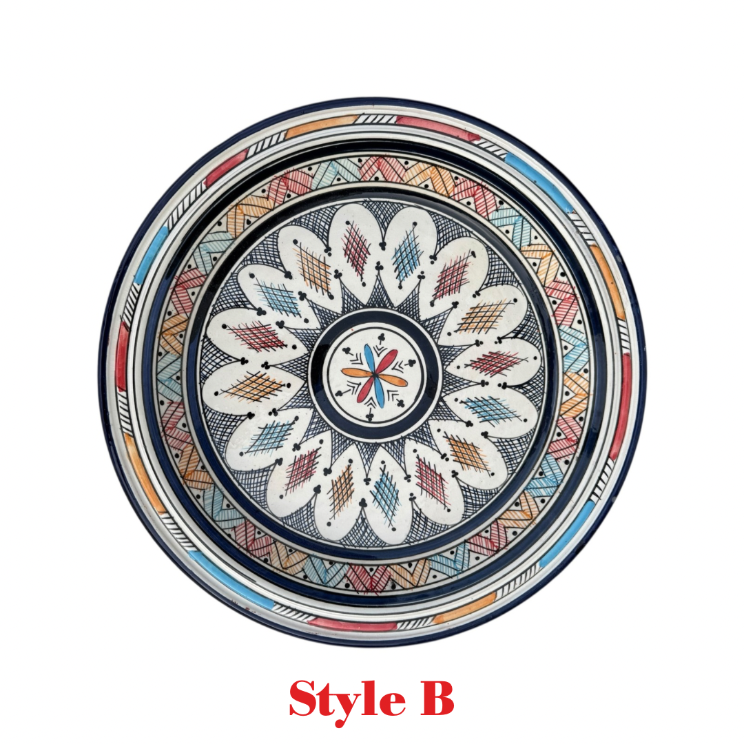 PERFECTLY IMPERFECT - Moroccan Gsaa (Gasria) - A Safi Couscous Plate - 45cm