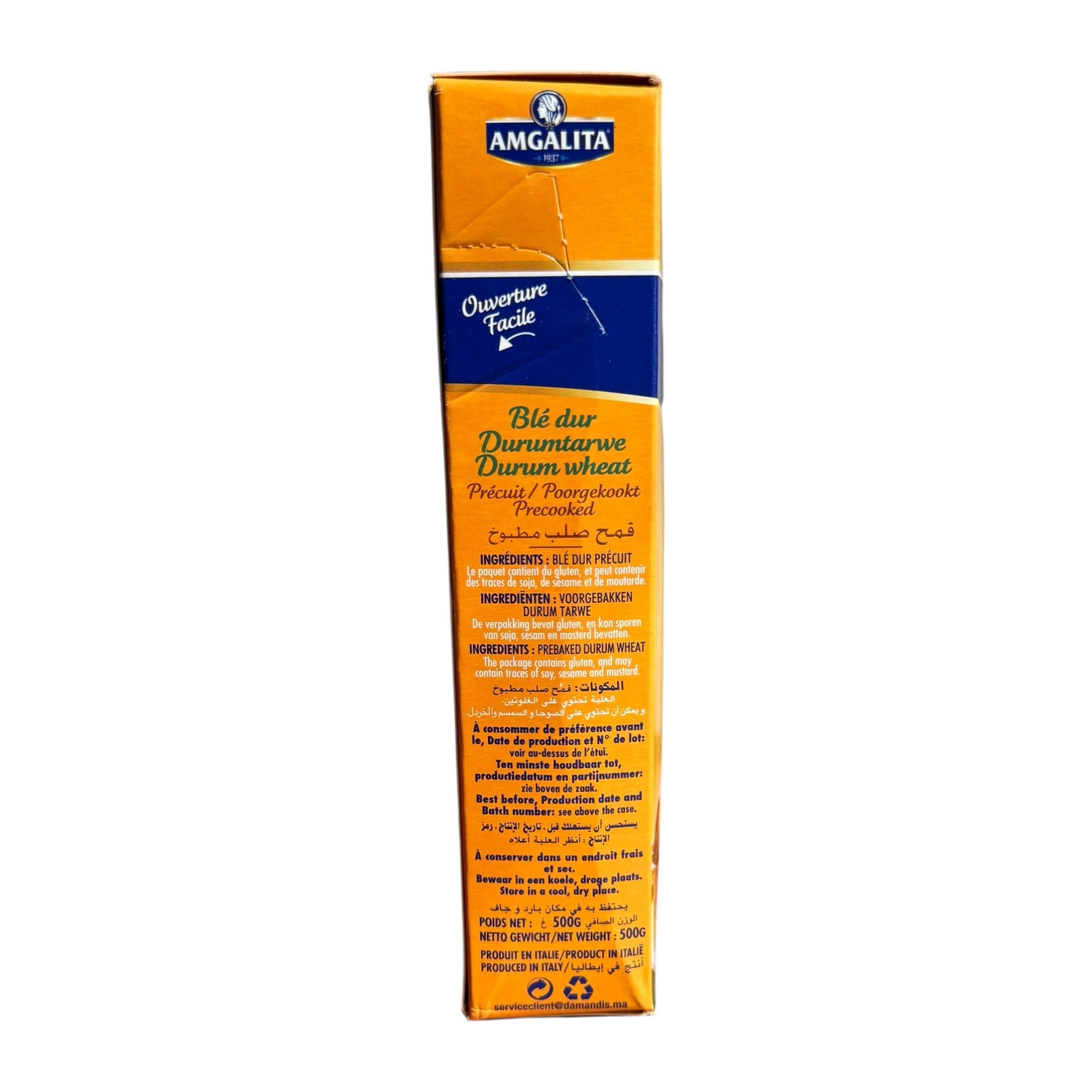 Amgalita Precooked Durum Wheat 