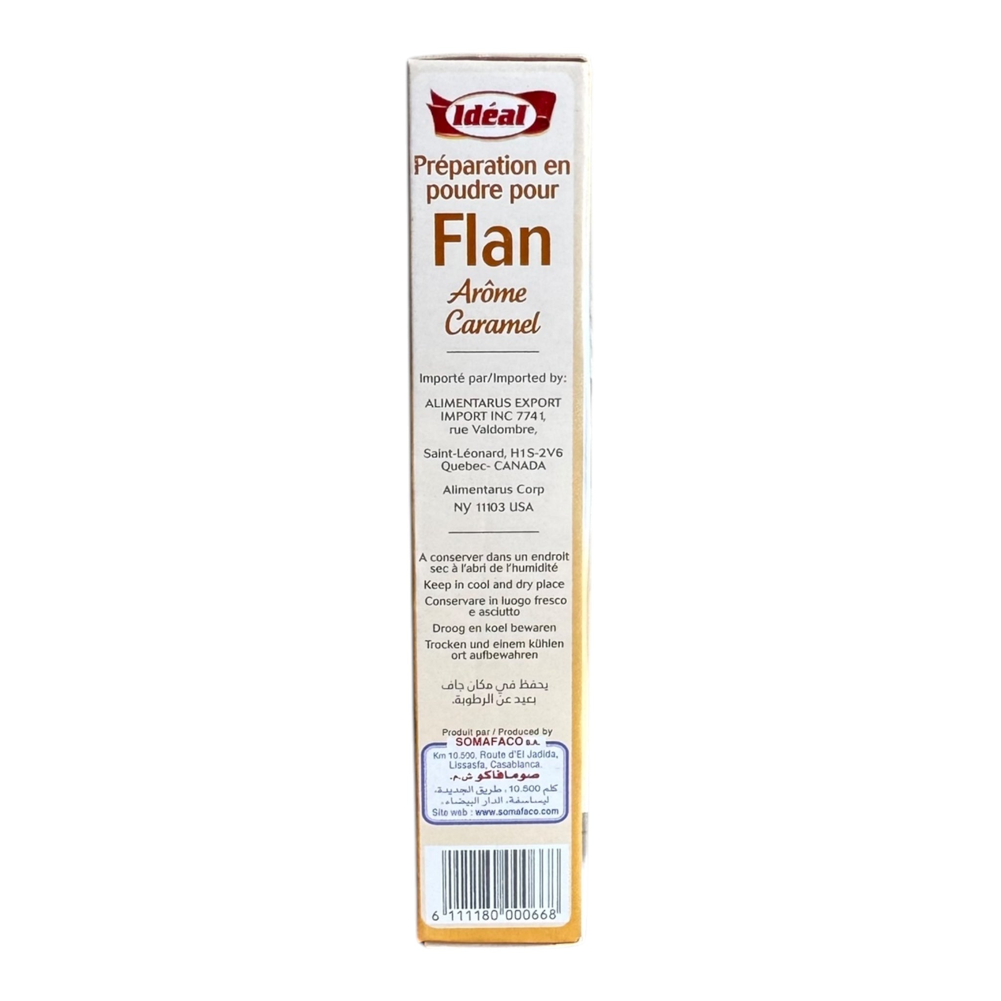 Idéal Caramel Flavored Flan Mix