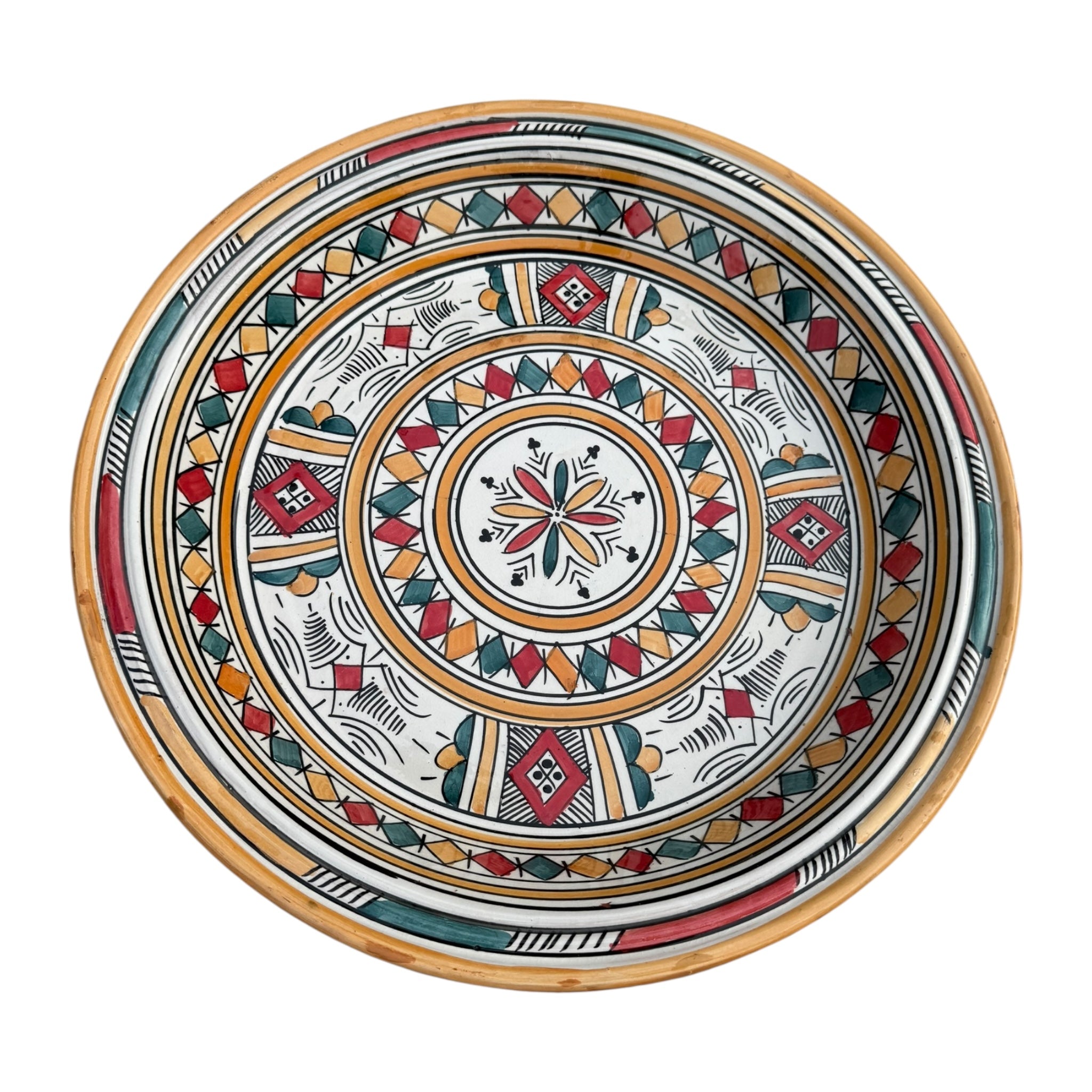 PERFECTLY IMPERFECT - Moroccan Gsaa (Gasria) - A Safi Couscous Plate - 45cm