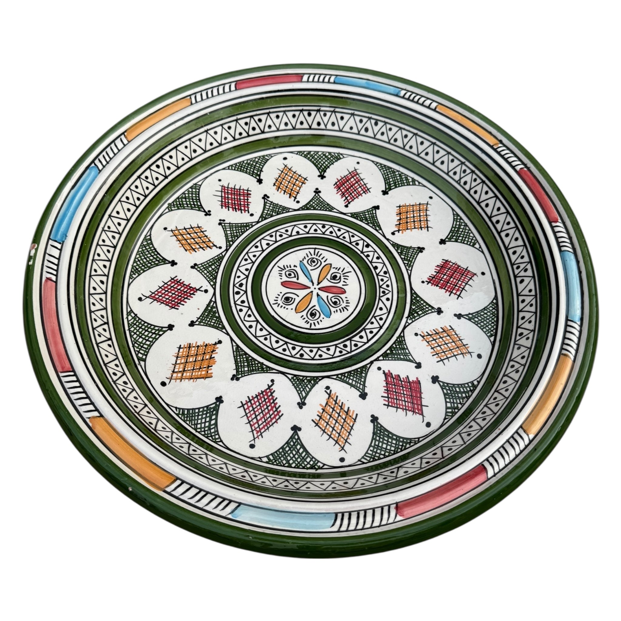 PERFECTLY IMPERFECT - Moroccan Gsaa (Gasria) - A Safi Couscous Plate - 45cm