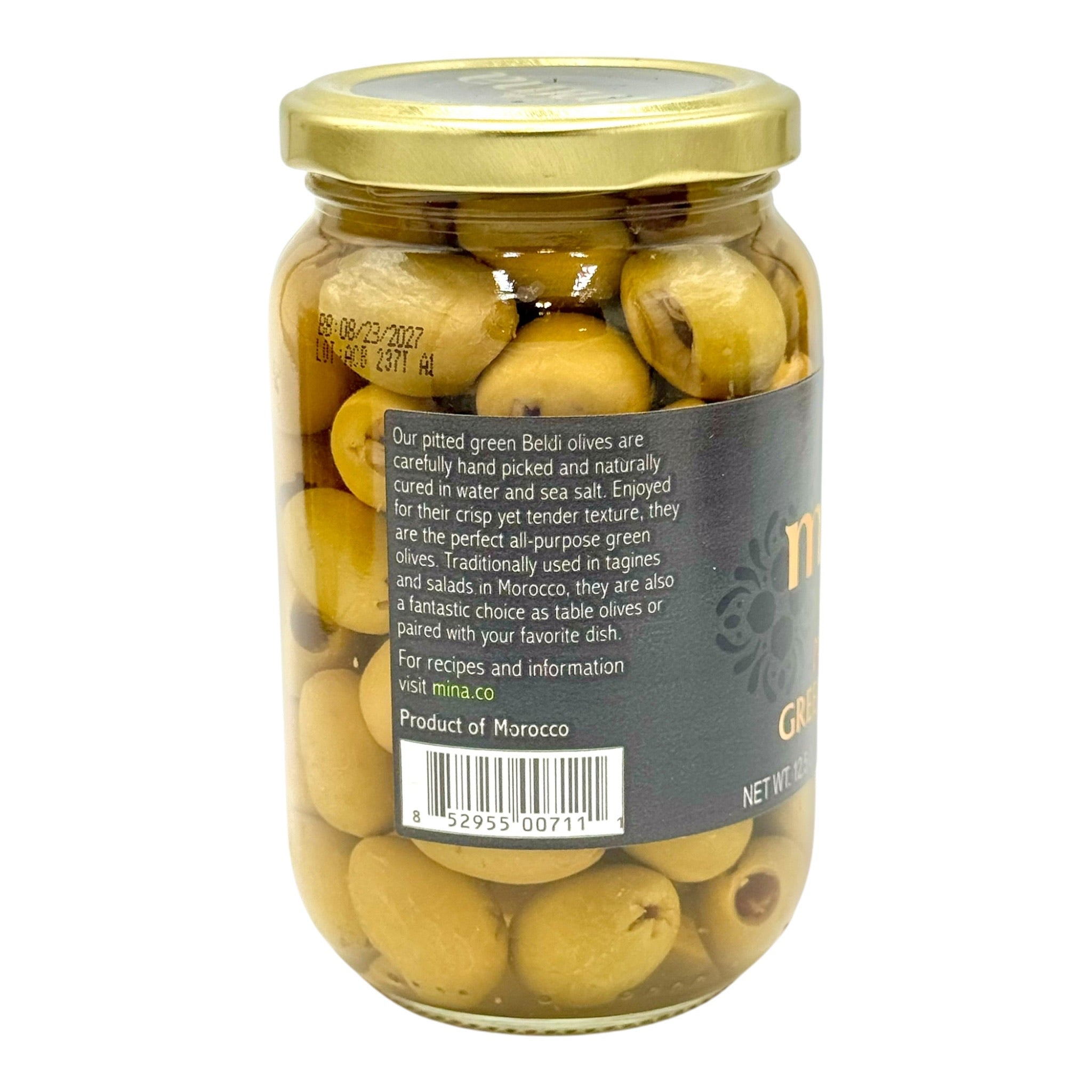 Moroccan Pitted Green Olives By Mina