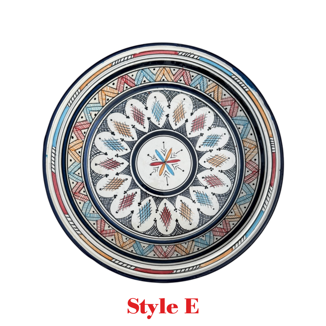 PERFECTLY IMPERFECT - Moroccan Gsaa (Gasria) - A Safi Couscous Plate - 45cm