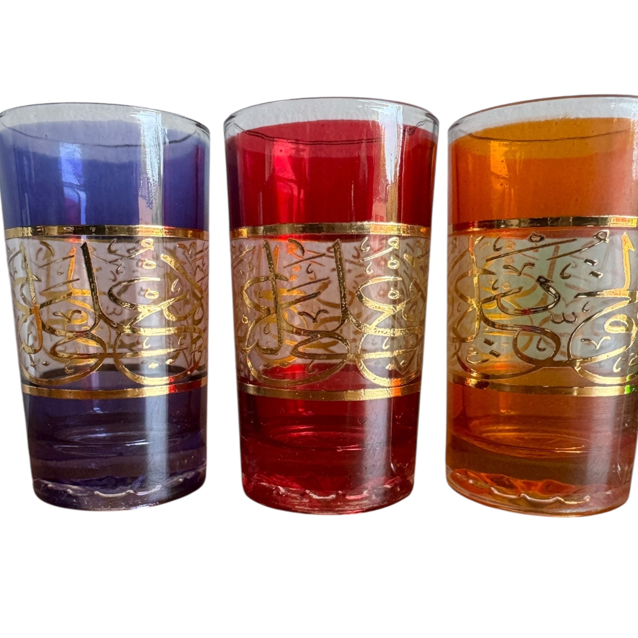 PERFECTLY IMPERFECT SALE - Moroccan Tea Glasses Set of 6