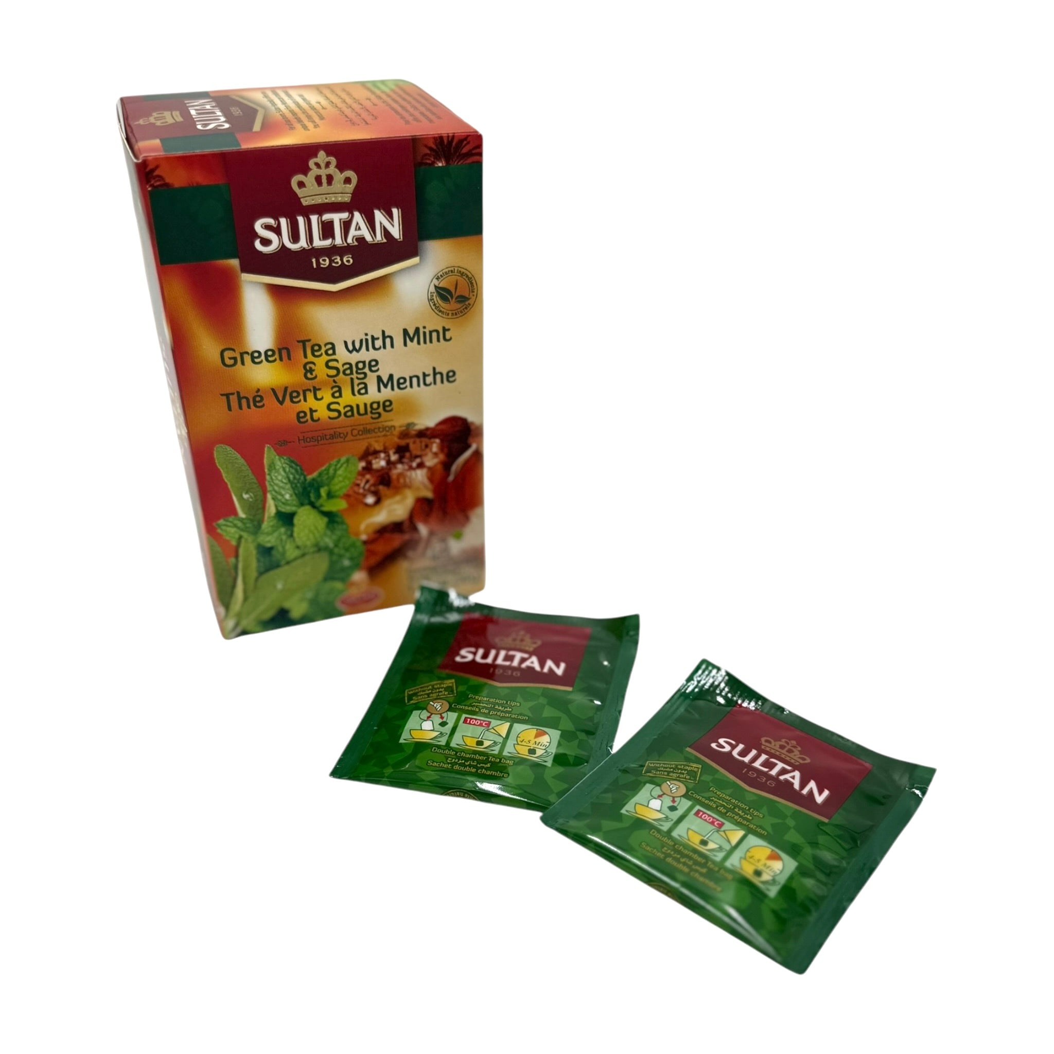 Sultan Green Tea With Mint & Sage