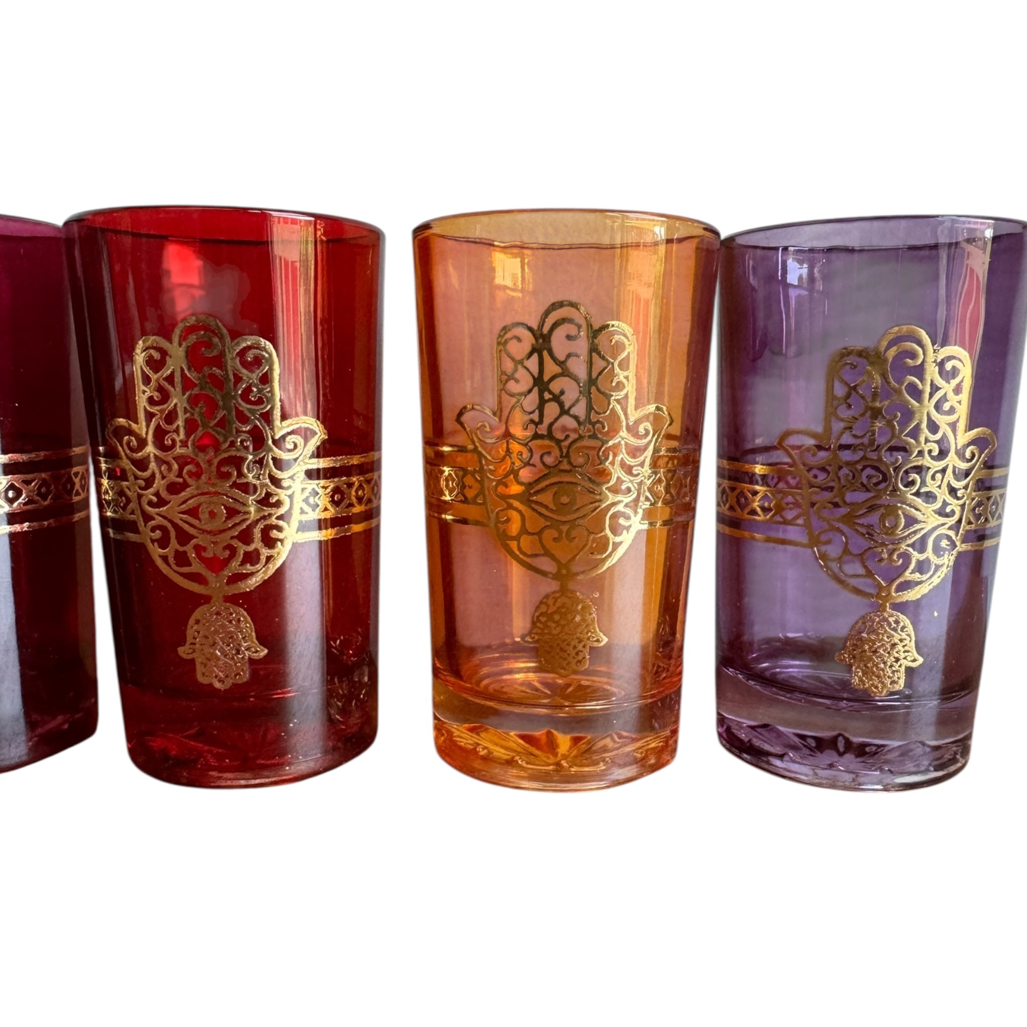 PERFECTLY IMPERFECT SALE - Moroccan Tea Glasses Set of 6