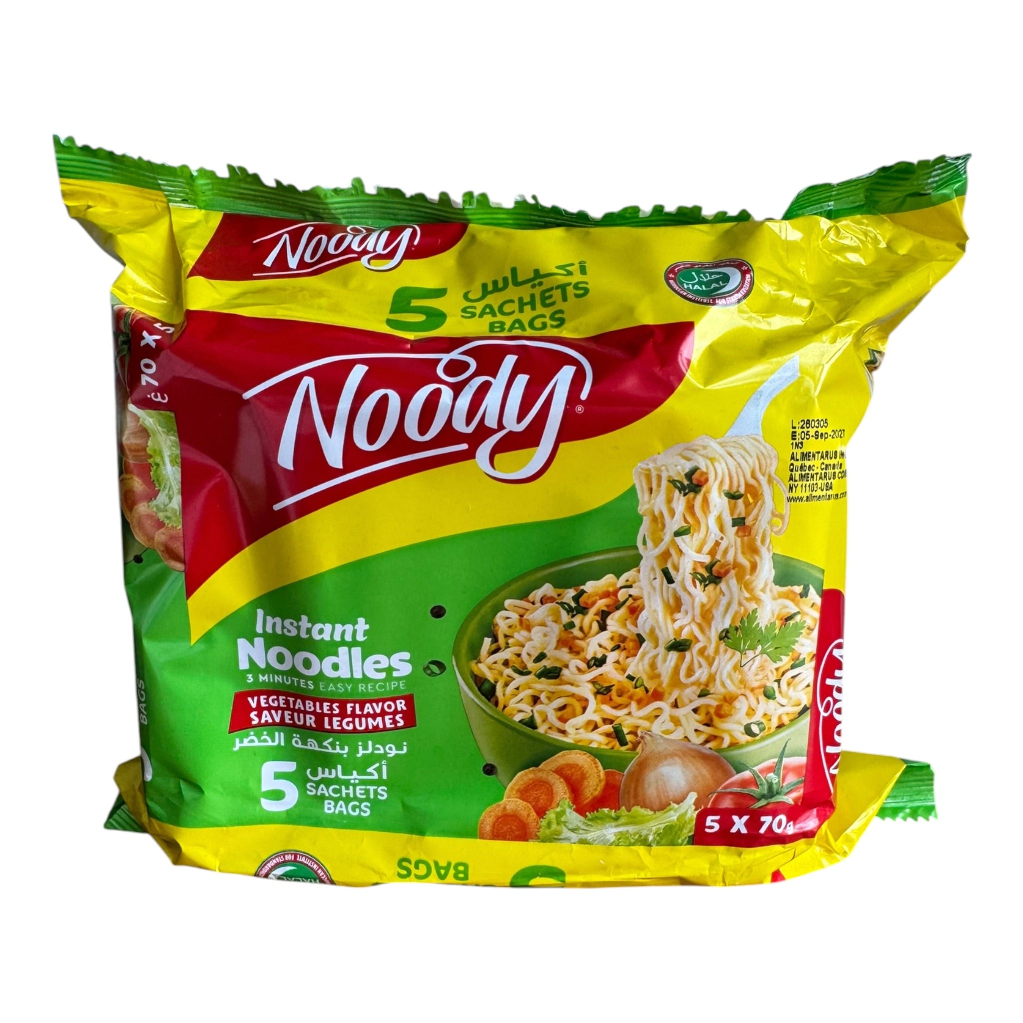 Noody Maroc Instant Noodles – Vegetable Flavor | BSAHA