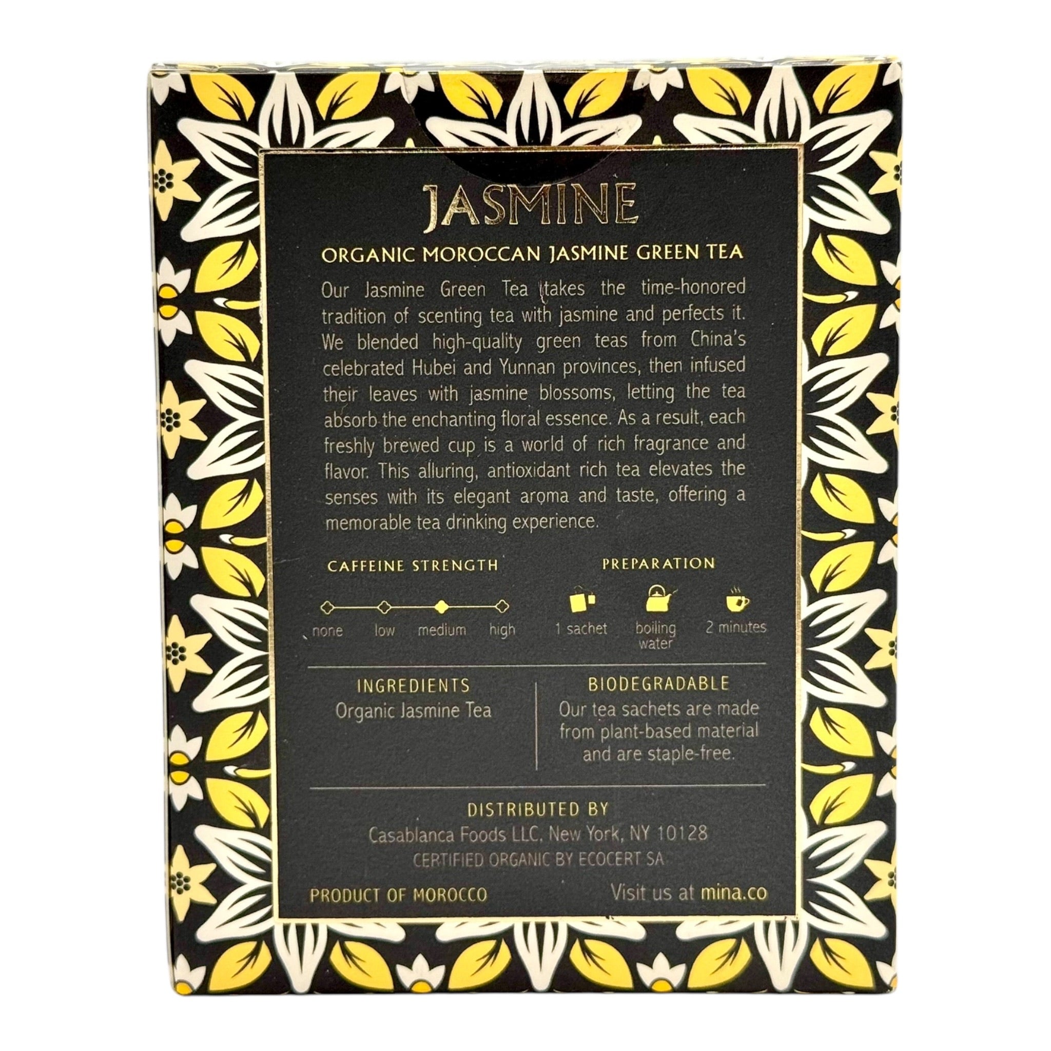 Jasmine Organic Moroccan Jasmine Green Tea by Mina