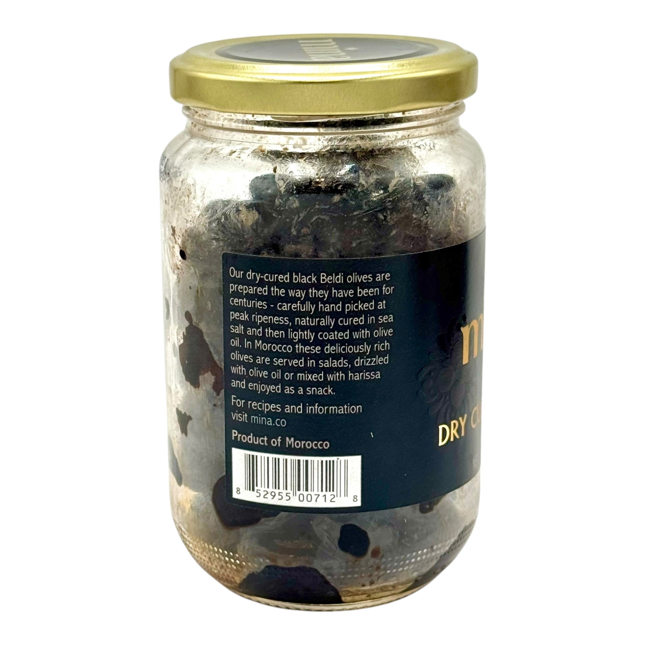 Moroccan Dry Cured Black Olives By Mina