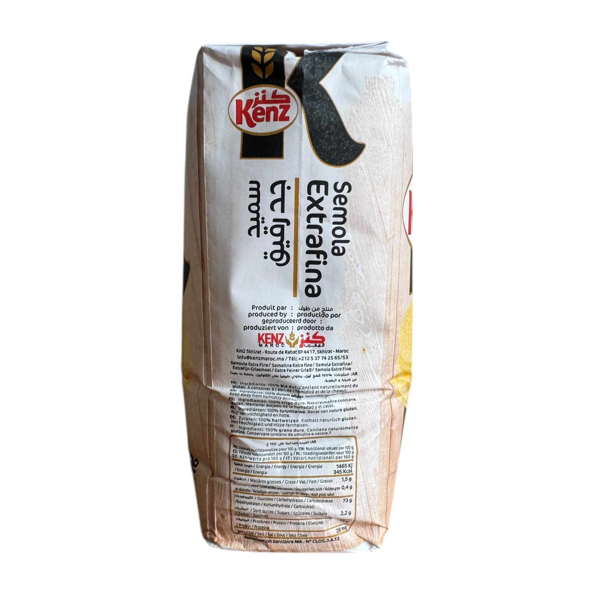 Kenz Extra Fine Semolina - Semoule Extra Fine