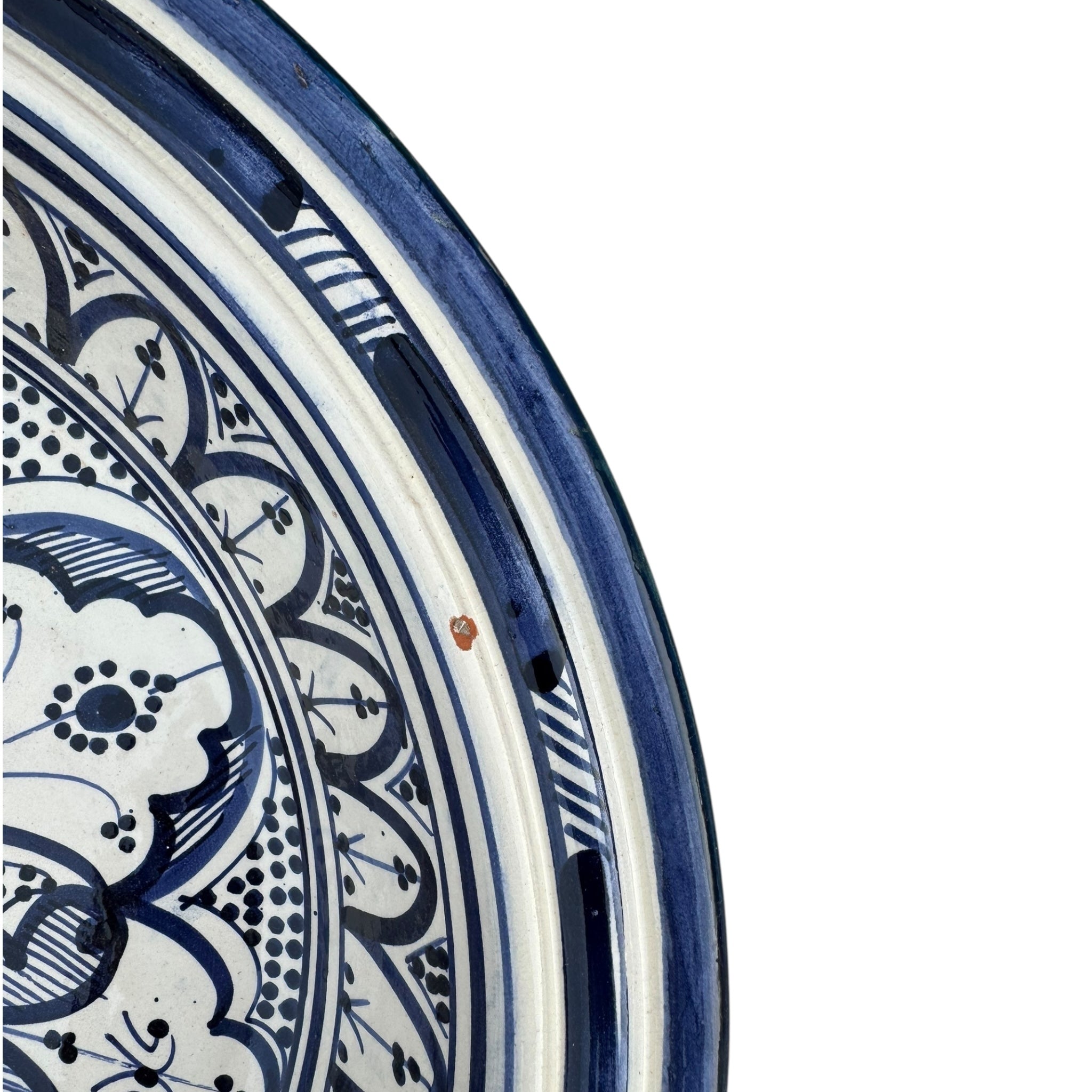 PERFECTLY IMPERFECT - Moroccan Gsaa (Gasria) - A Safi Couscous Plate - 40cm