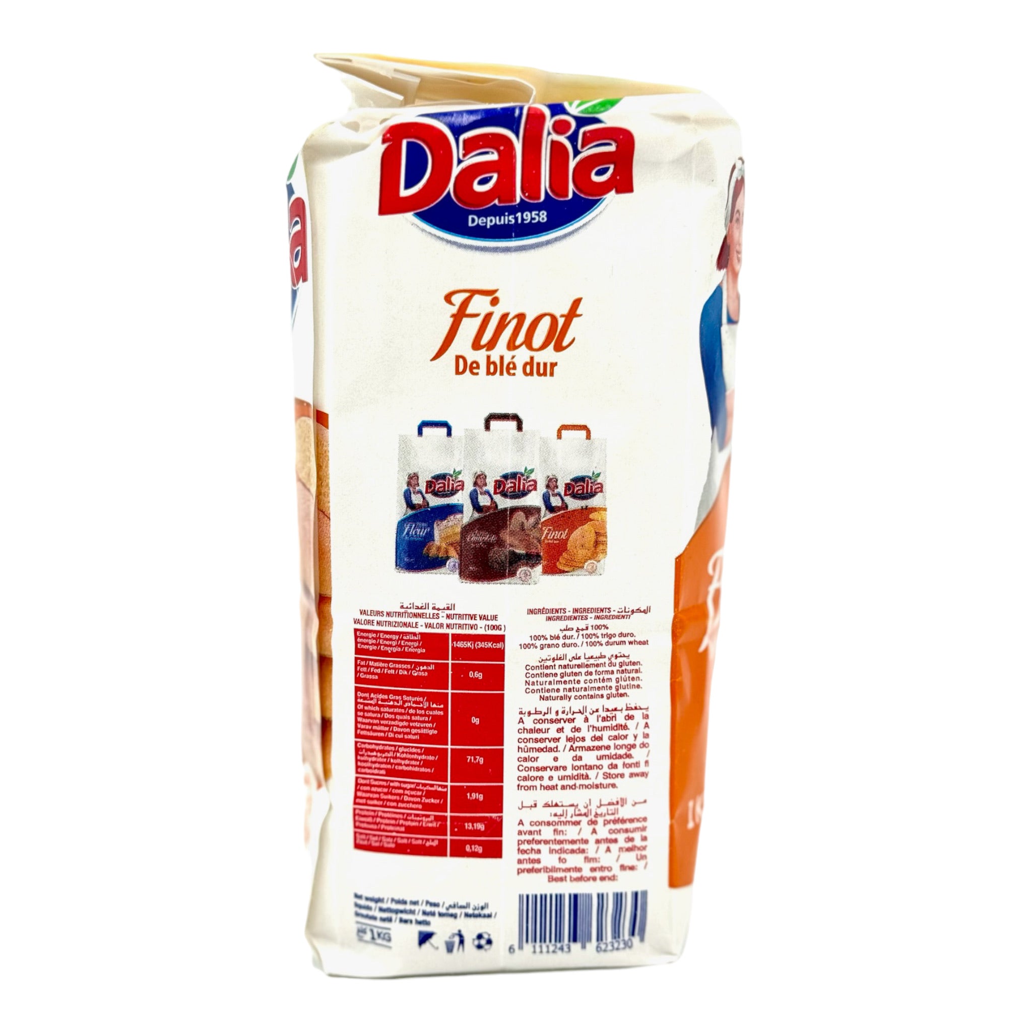 Dalia Extra Fine Grade Semolina (Finot)