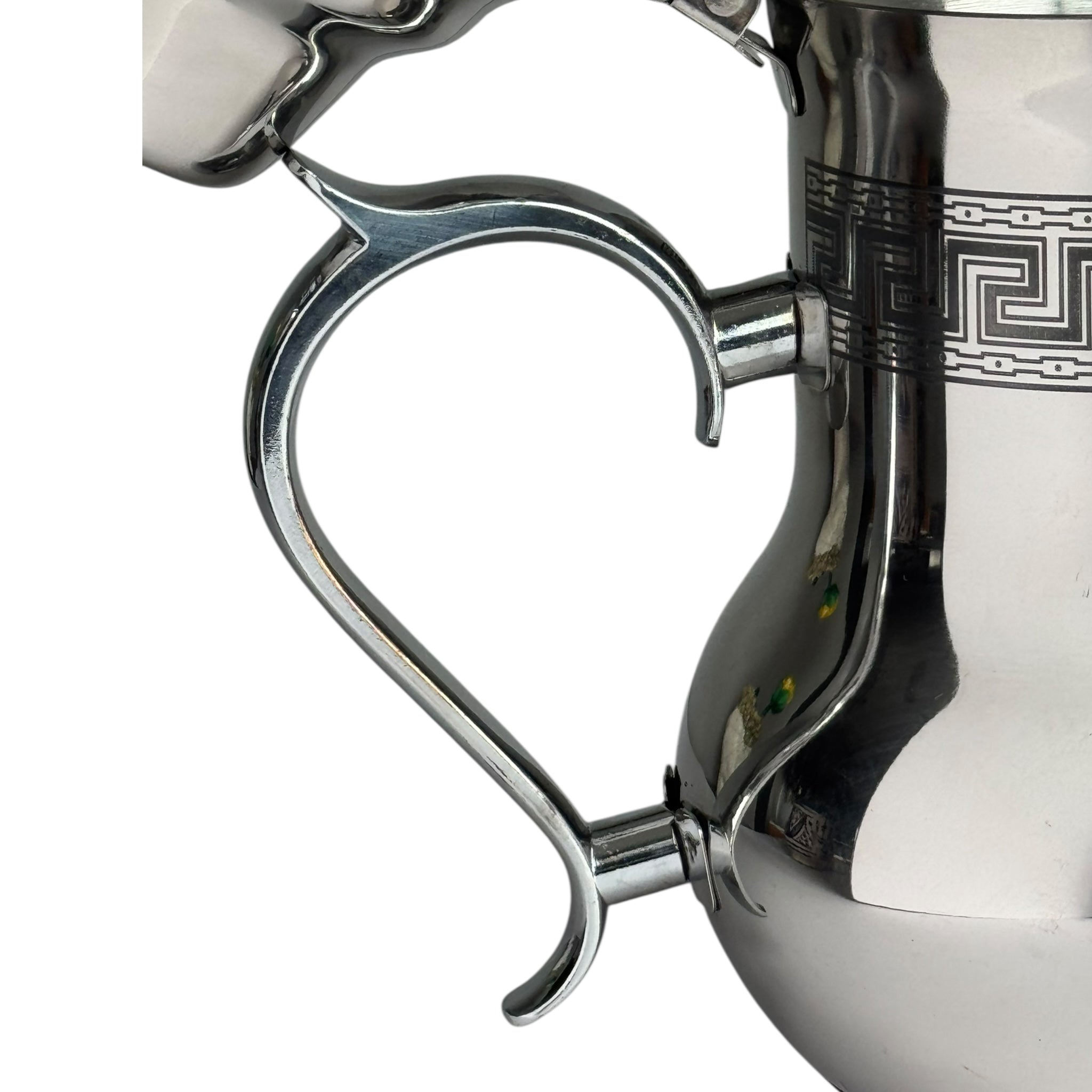 Etched Stainless Steel Moroccan Style Tea Pot - 1.2L