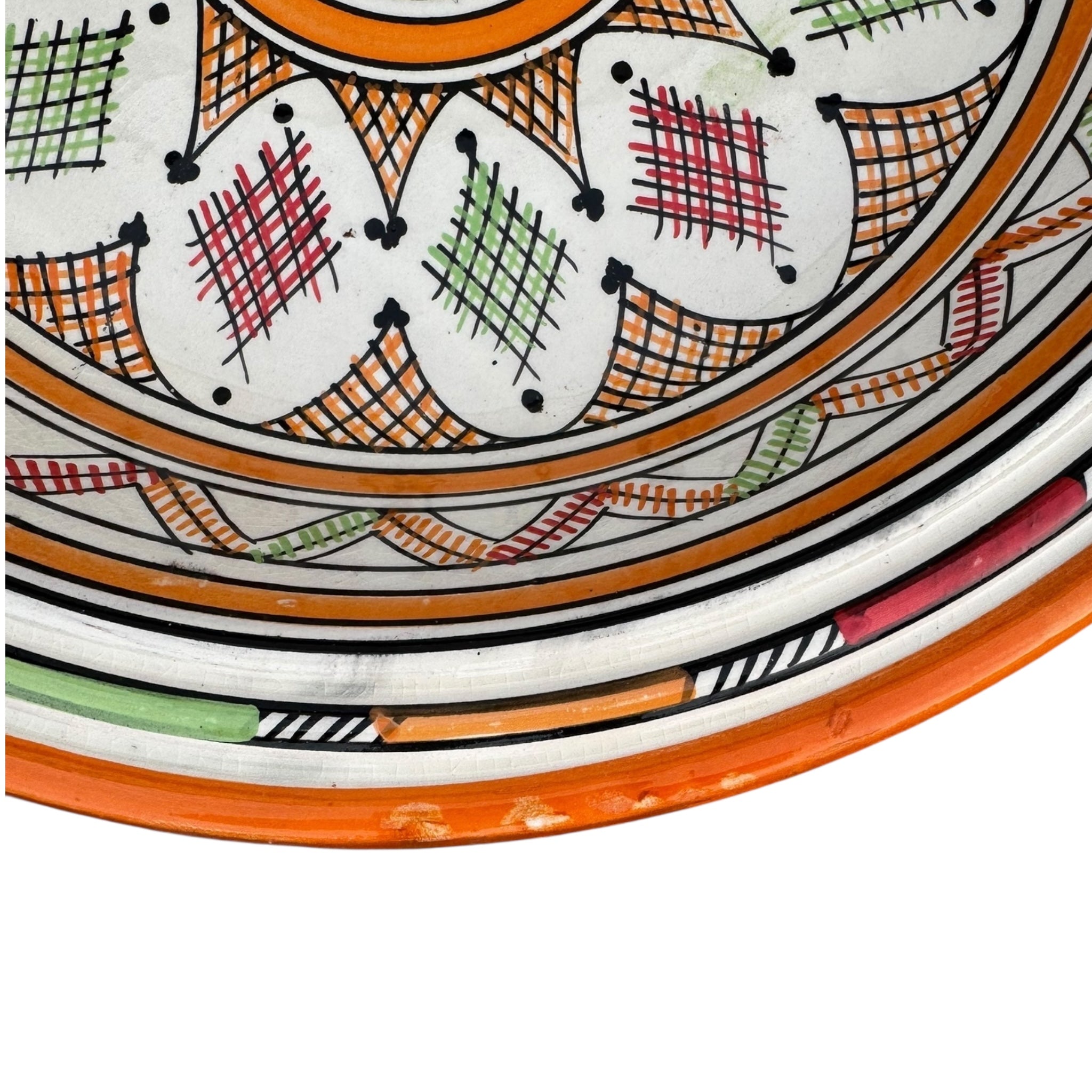 PERFECTLY IMPERFECT - Moroccan Gsaa (Gasria) - A Safi Couscous Plate - 40cm