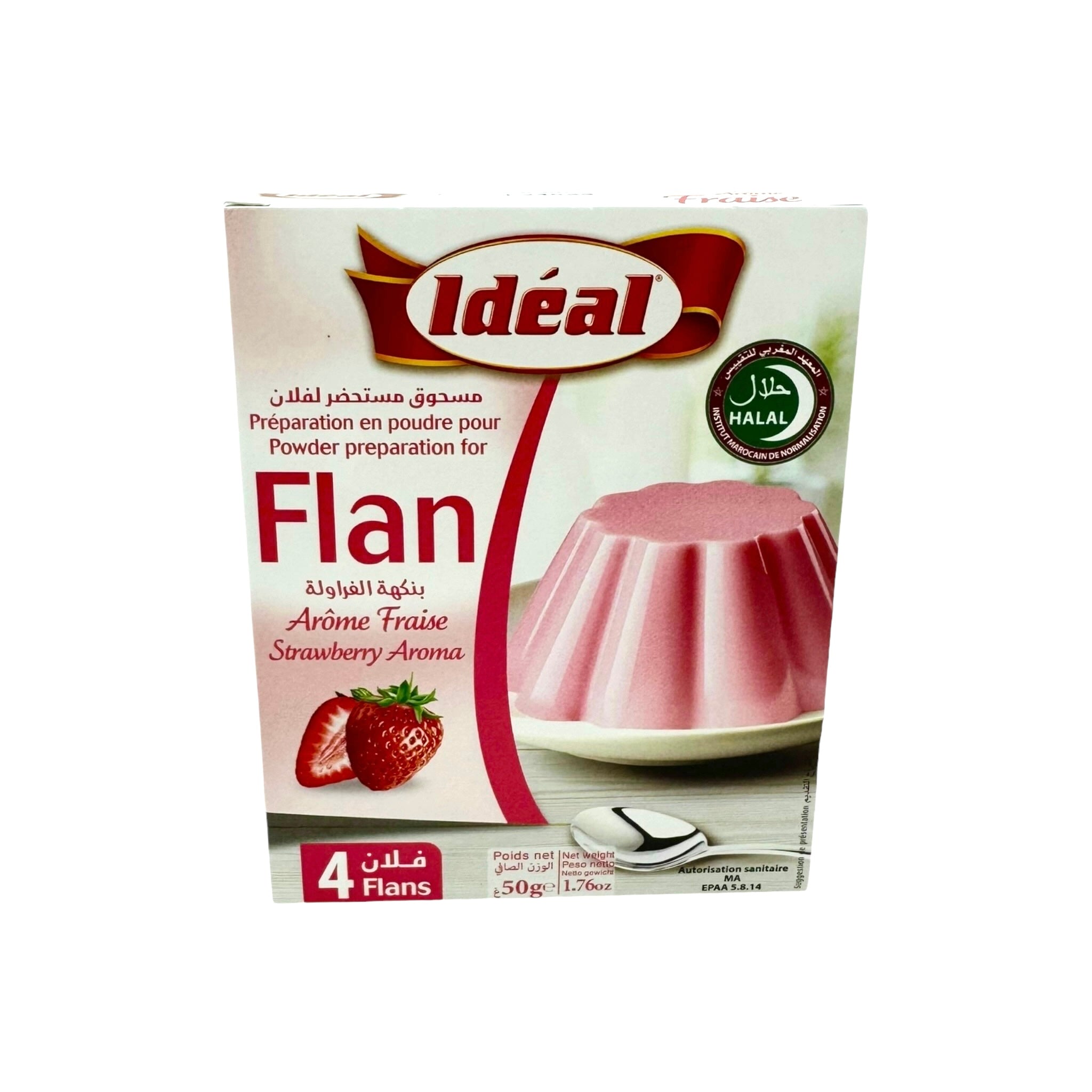 Idéal Strawberry Flan Mix | BSAHA