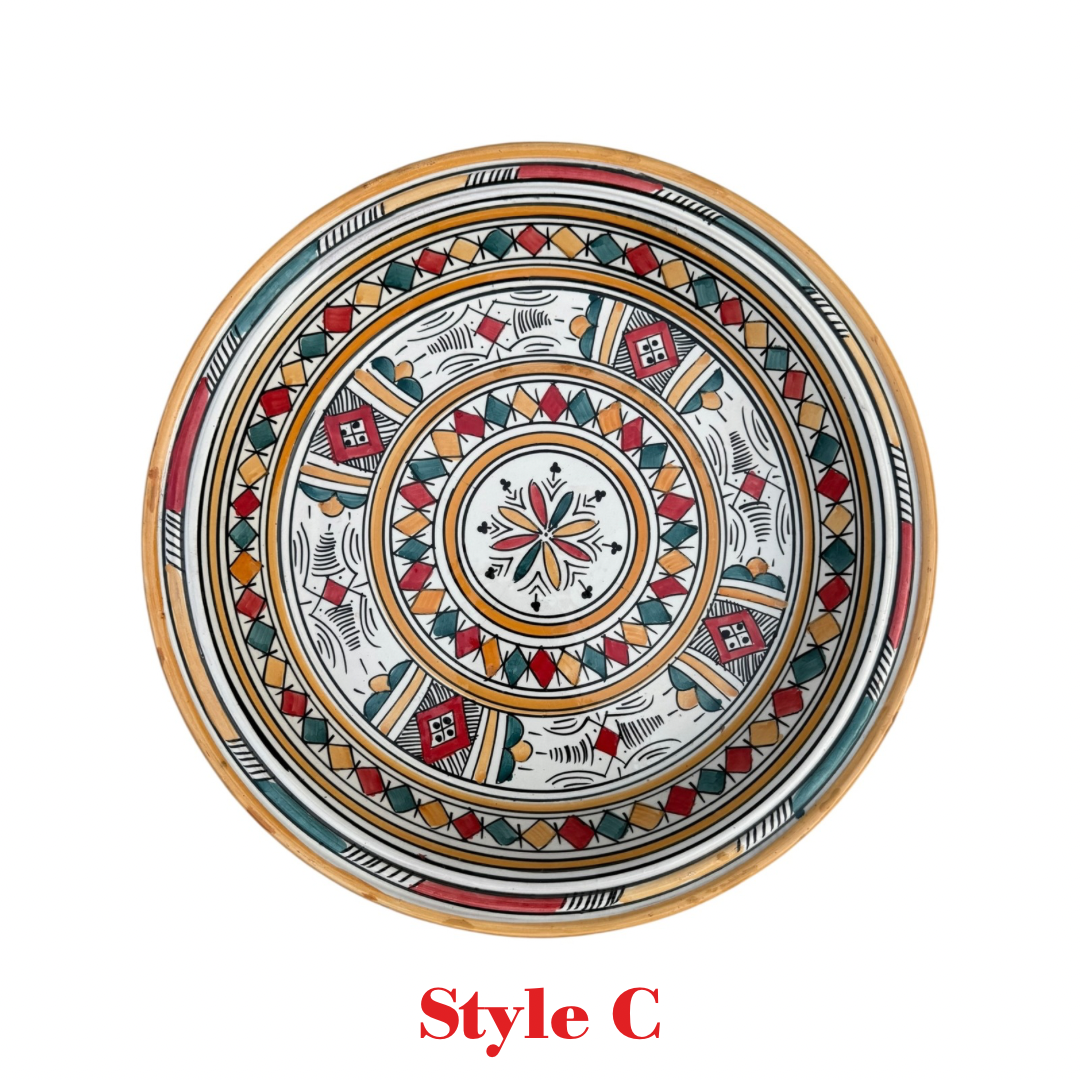 PERFECTLY IMPERFECT - Moroccan Gsaa (Gasria) - A Safi Couscous Plate - 45cm