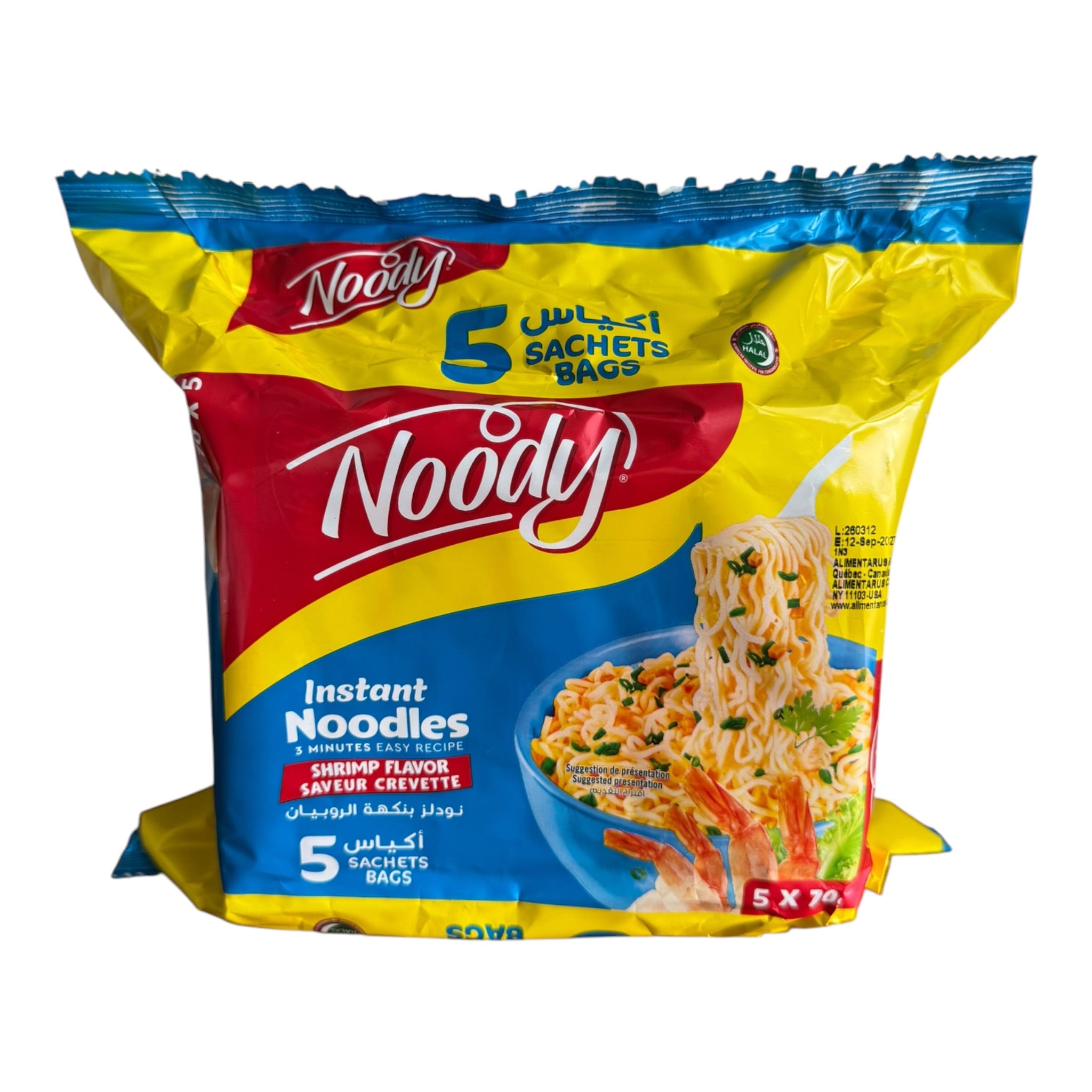 Noody Maroc Instant Noodles – Shrimp Flavor