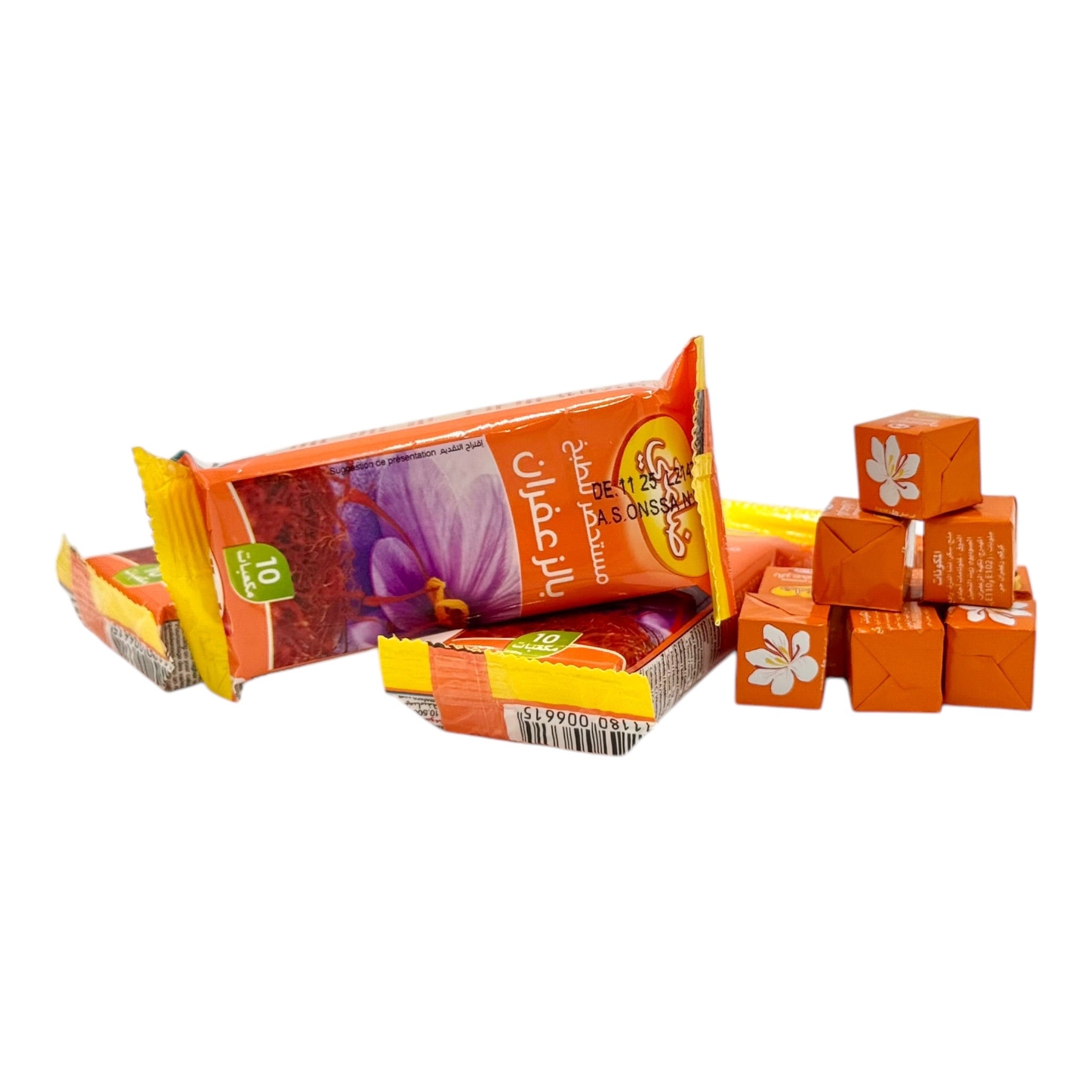 Saffron Flavored Bouillon Stock Cubes by Idéal