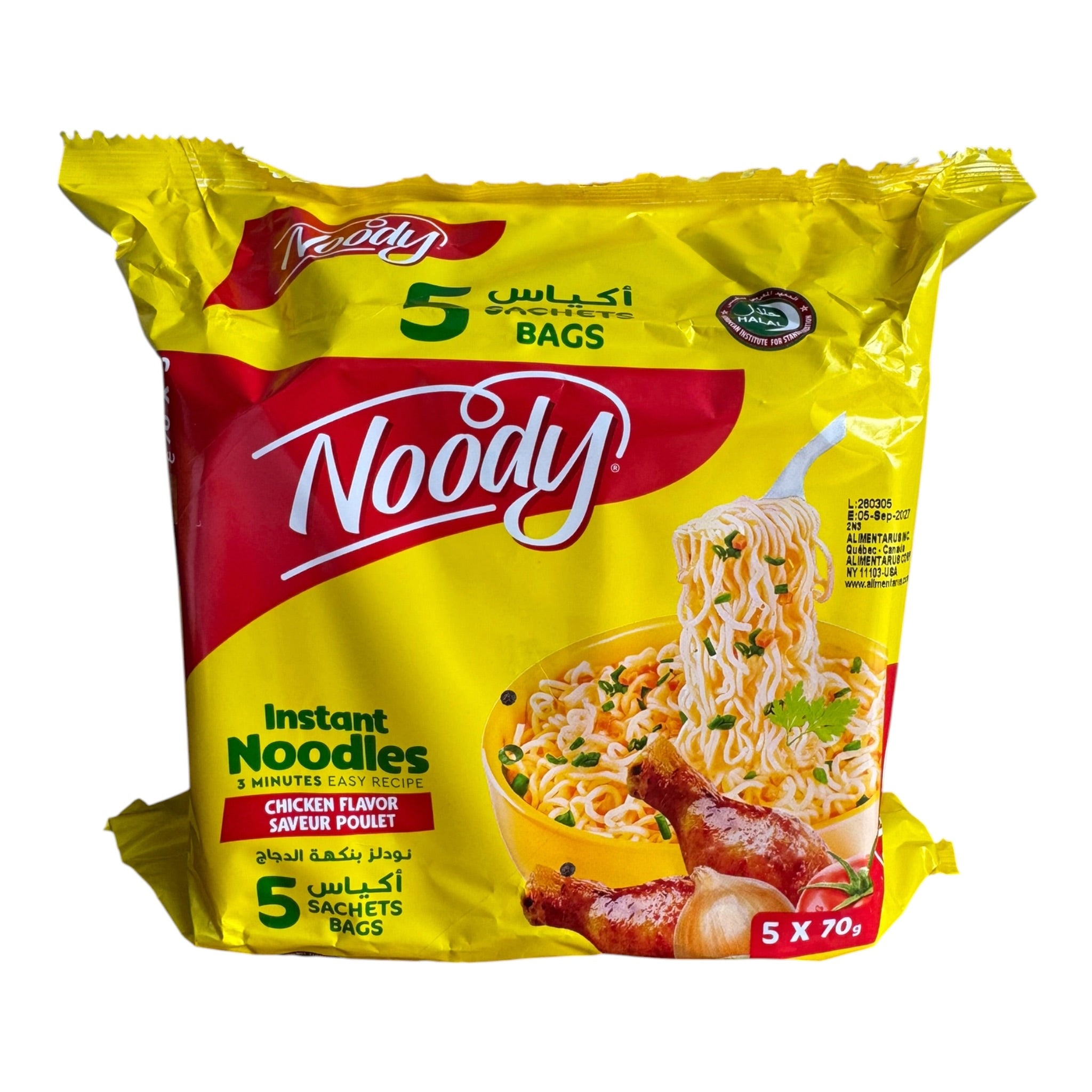 Noody Maroc Instant Noodles – Chicken Flavor