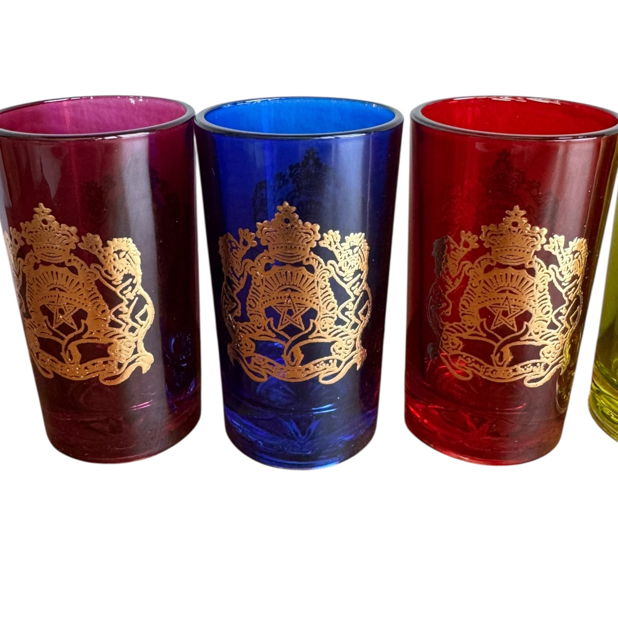 PERFECTLY IMPERFECT SALE - Moroccan Tea Glasses Set of 6
