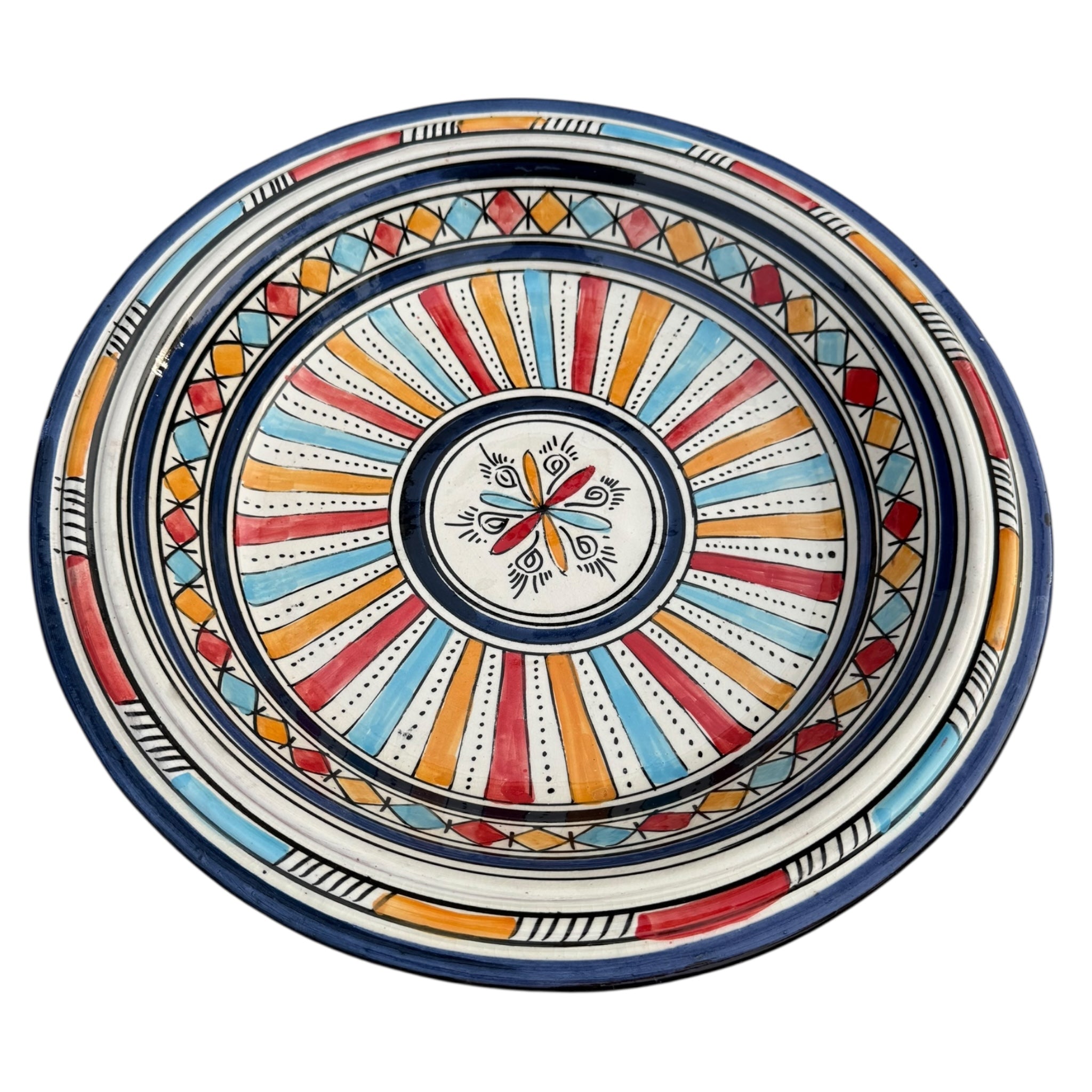PERFECTLY IMPERFECT - Moroccan Gsaa (Gasria) - A Safi Couscous Plate - 40cm