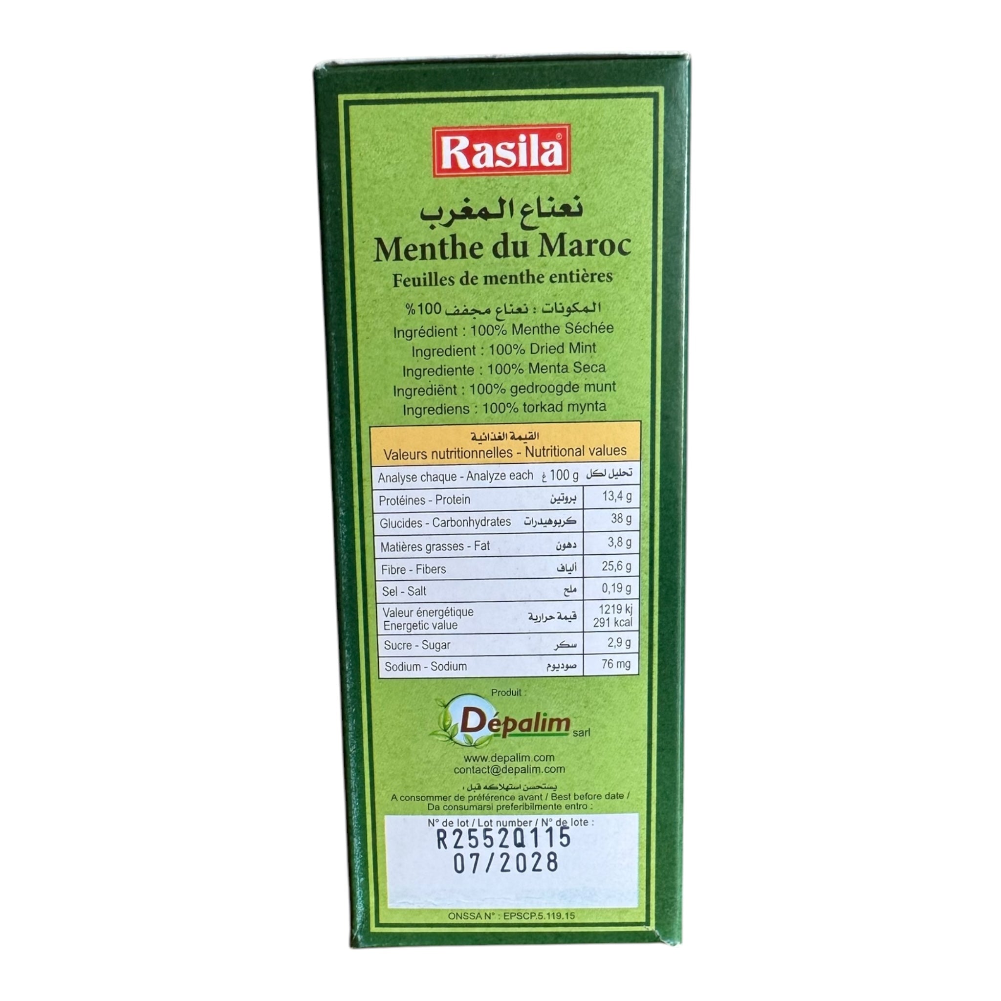 Moroccan Dried Moroccan Mint by Rasila