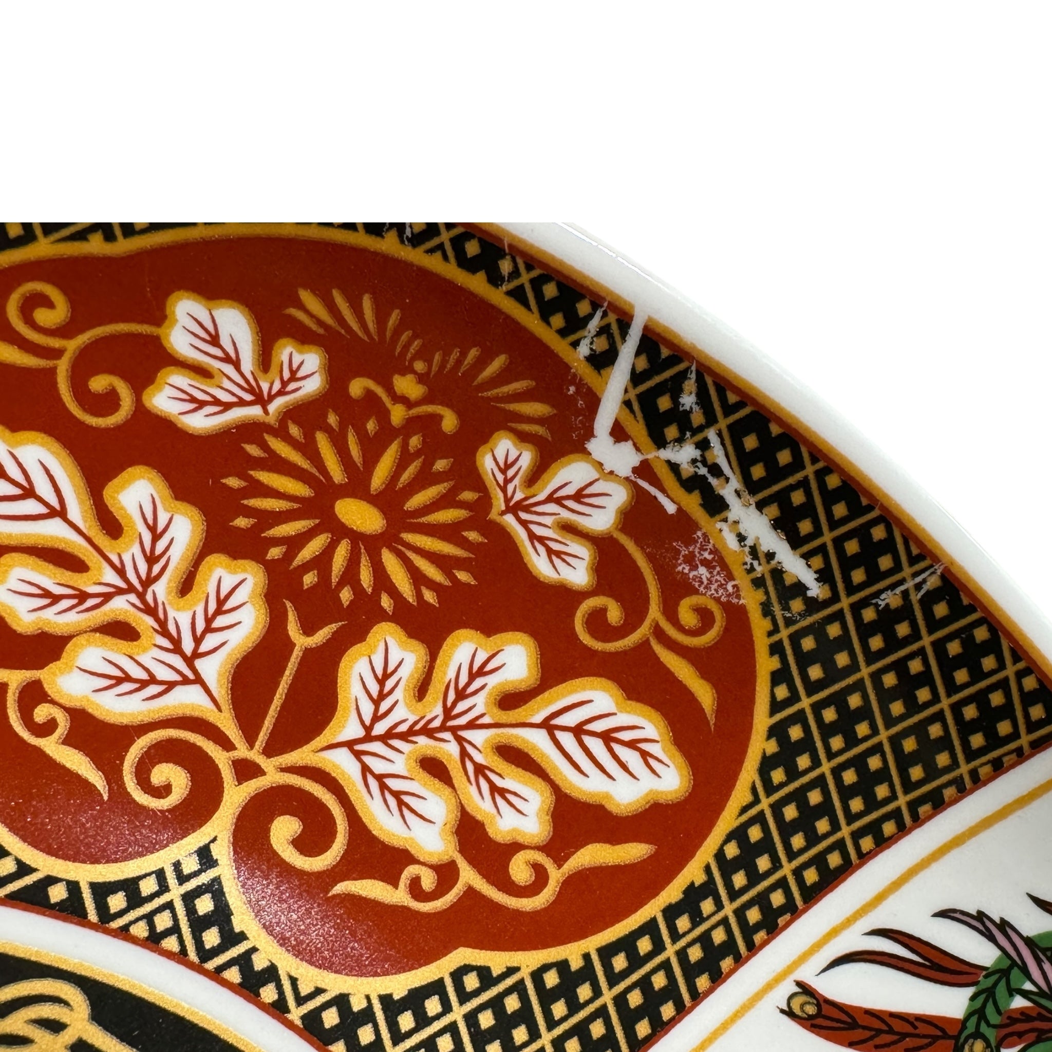 PERFECTLY IMPERFECT SALE - Taous Old Style Peacock Serving Plates