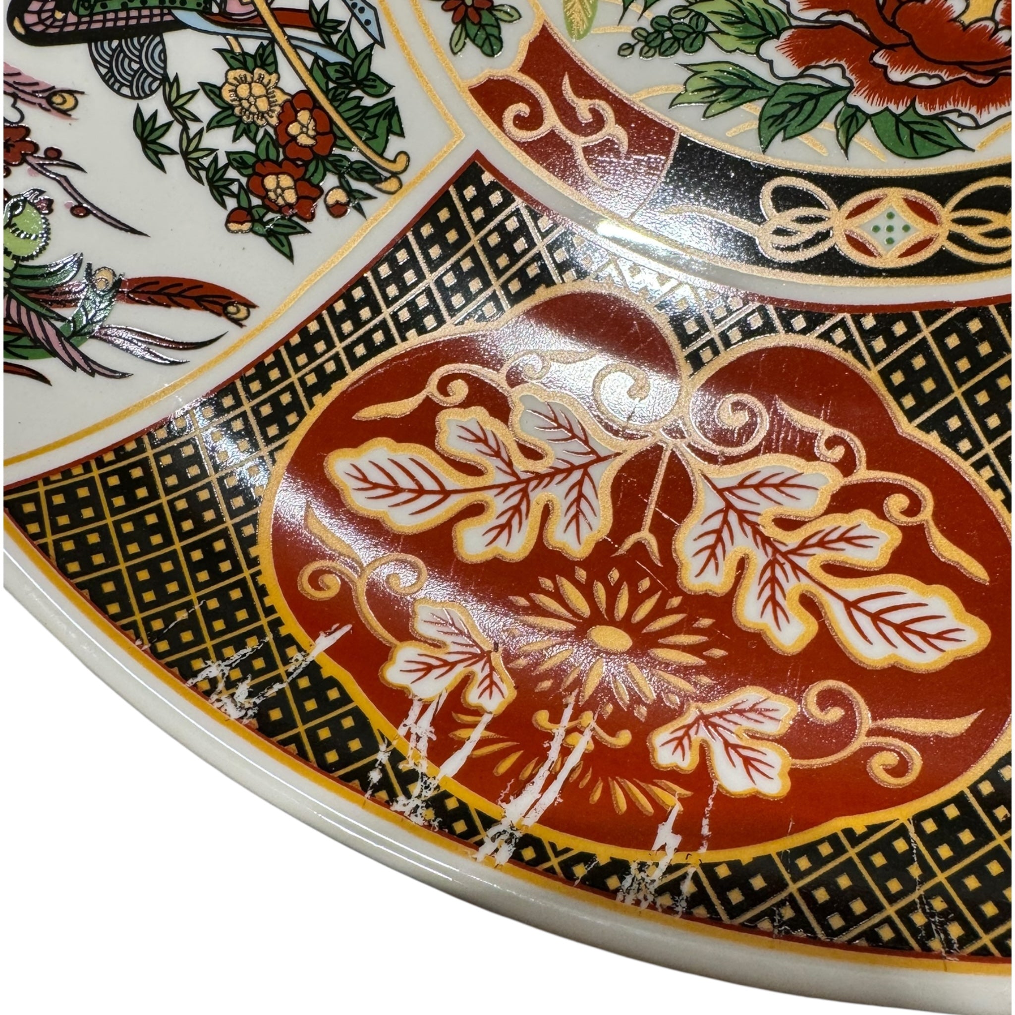 PERFECTLY IMPERFECT SALE - Taous Old Style Peacock Serving Plates