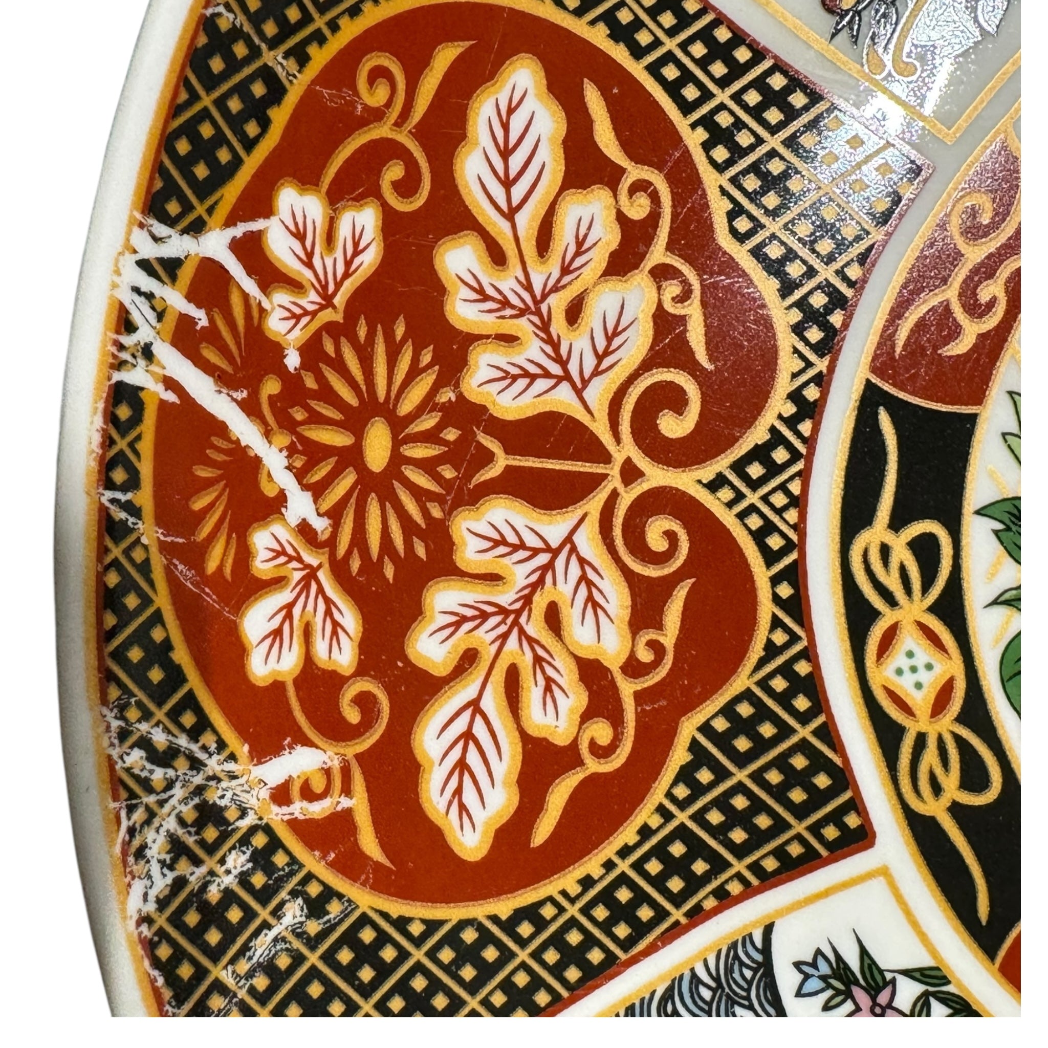 PERFECTLY IMPERFECT SALE - Taous Old Style Peacock Serving Plates